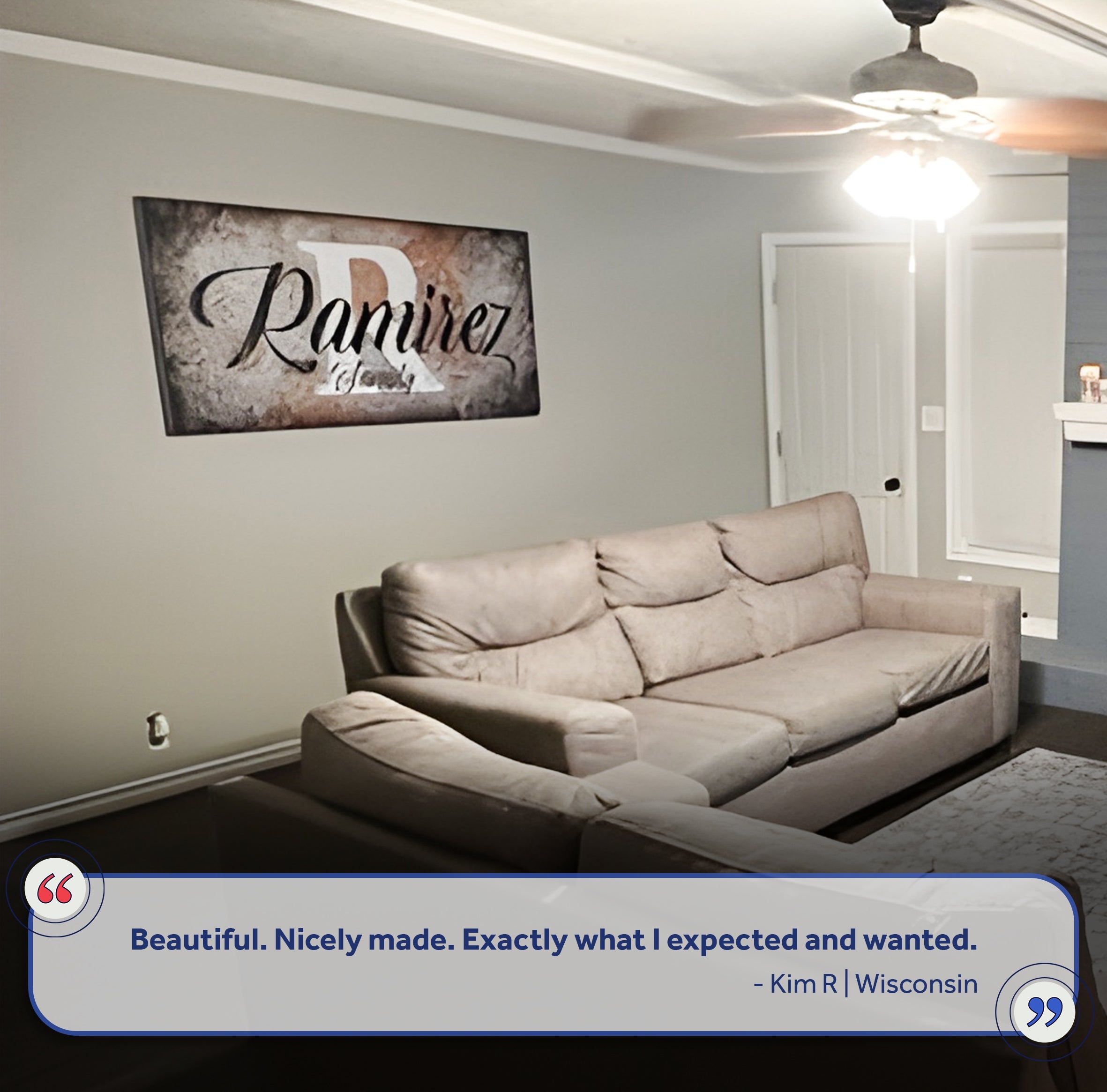 Family Last Name Sign on sale at MyriadMart