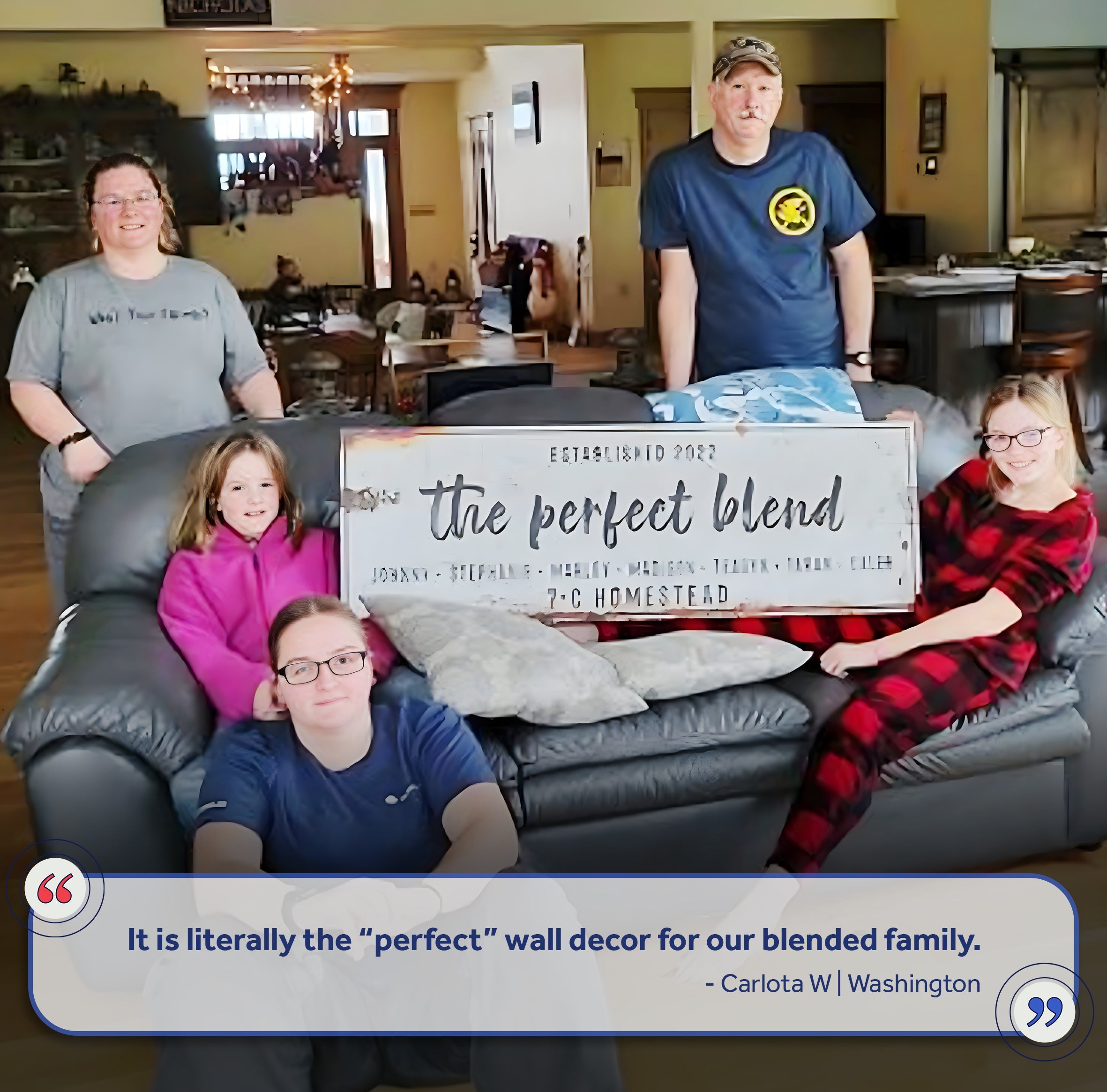 The Perfect Blend Sign on sale at MyriadMart