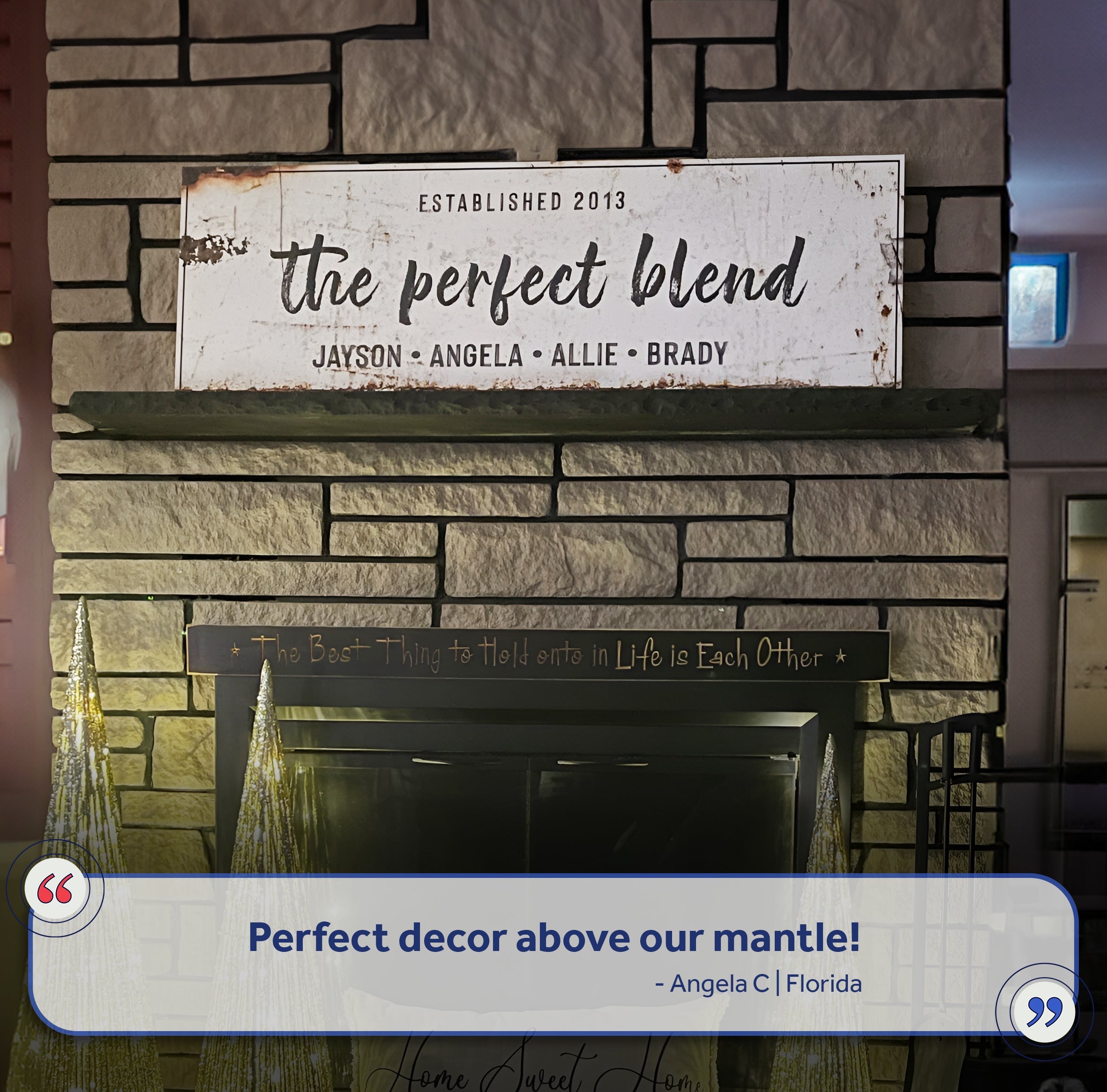The Perfect Blend Sign on sale at MyriadMart