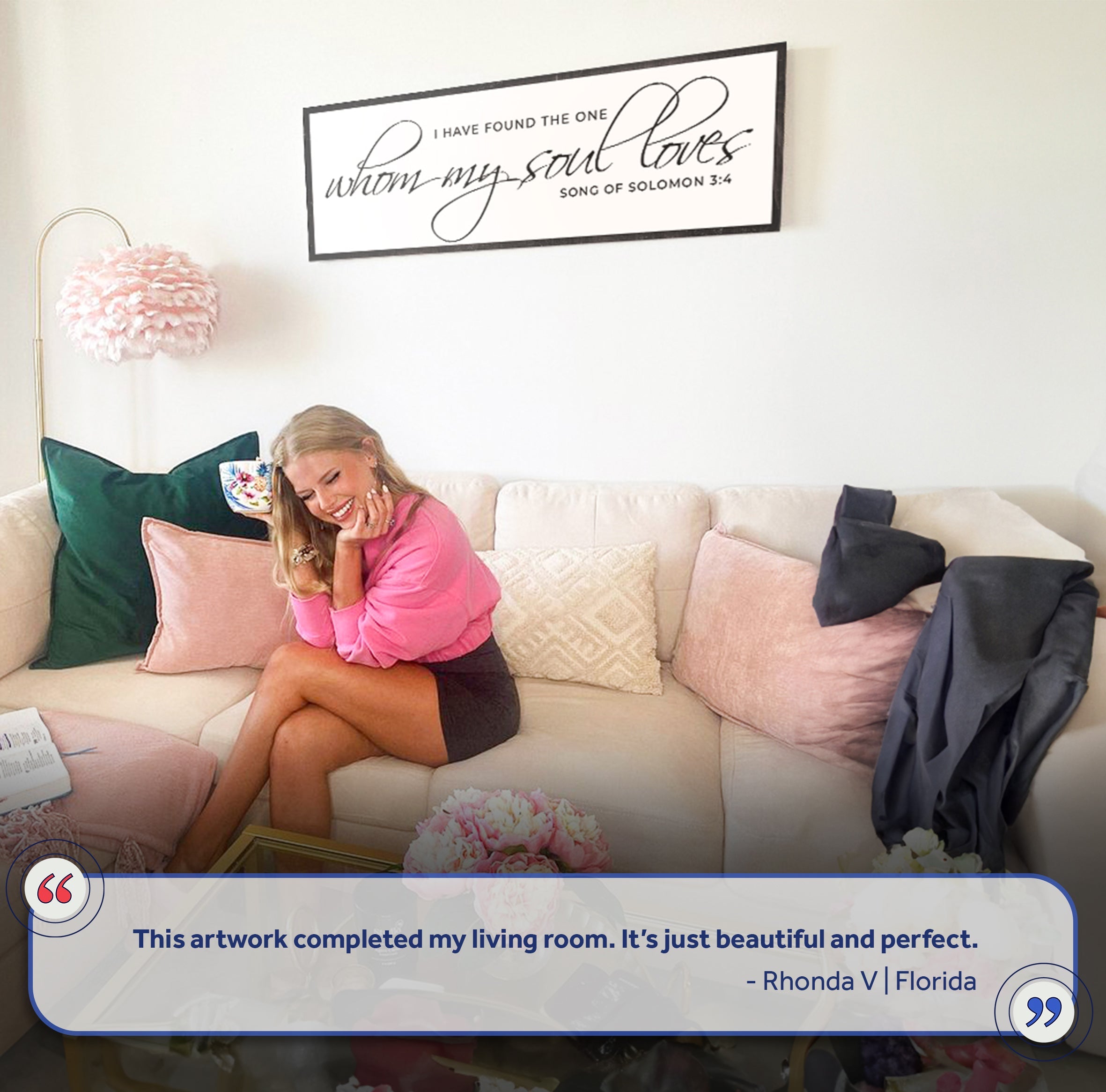 Song Of Solomon 3:4 - I Have Found The One Sign IV on sale at MyriadMart