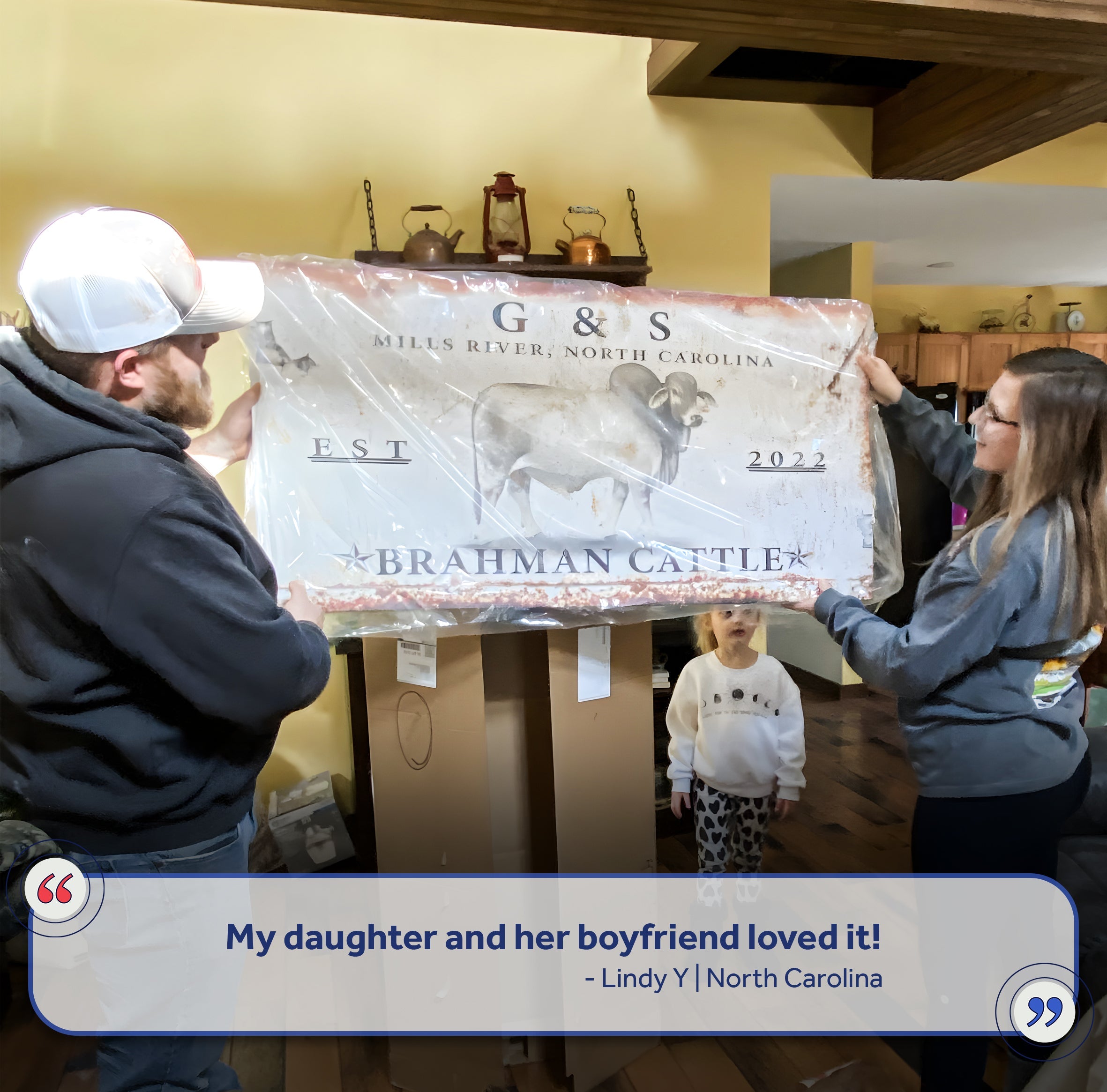 Brahman Cattle Sign III on sale at MyriadMart