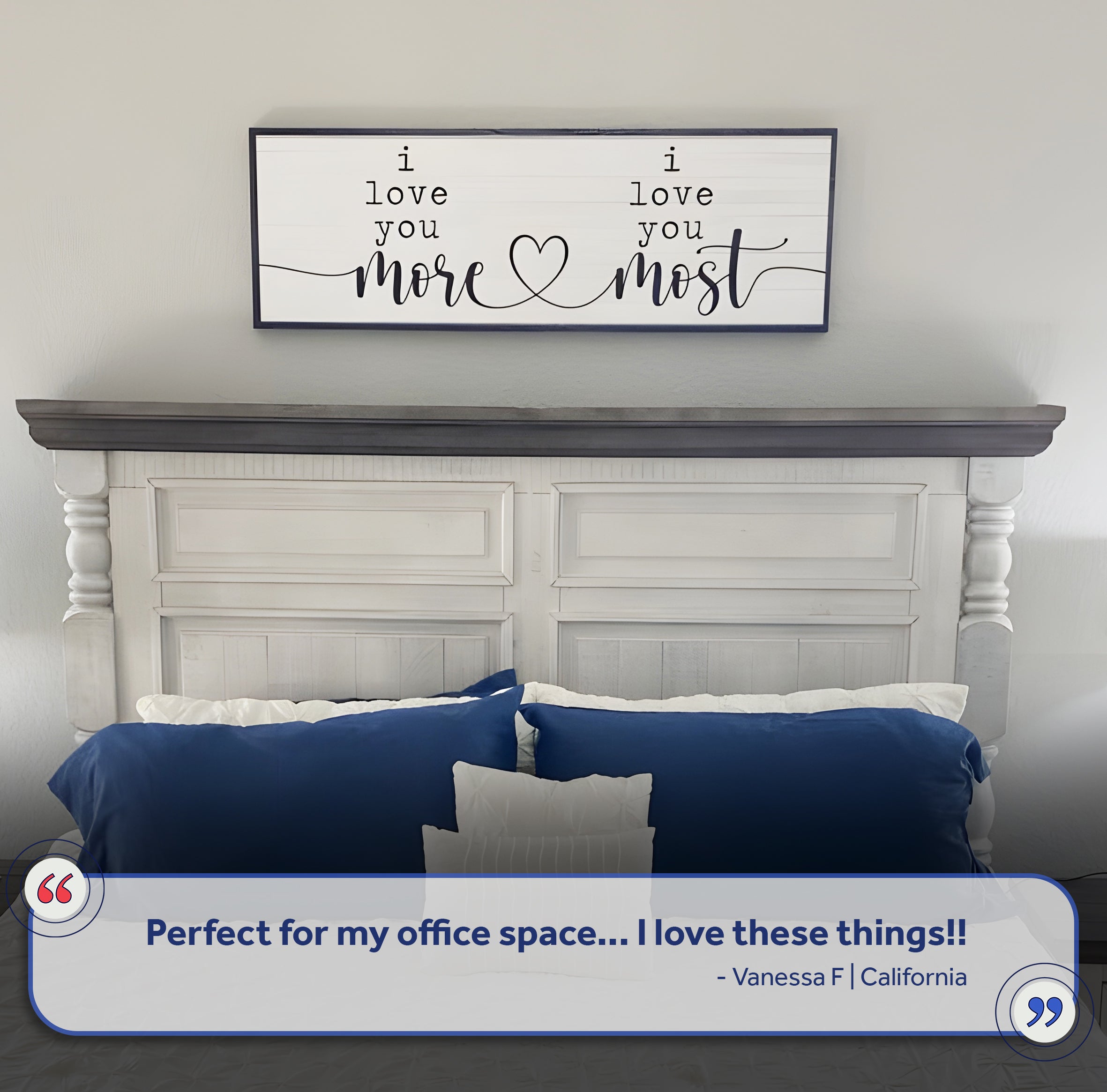 I Love You More I Love You Most Sign on sale at MyriadMart