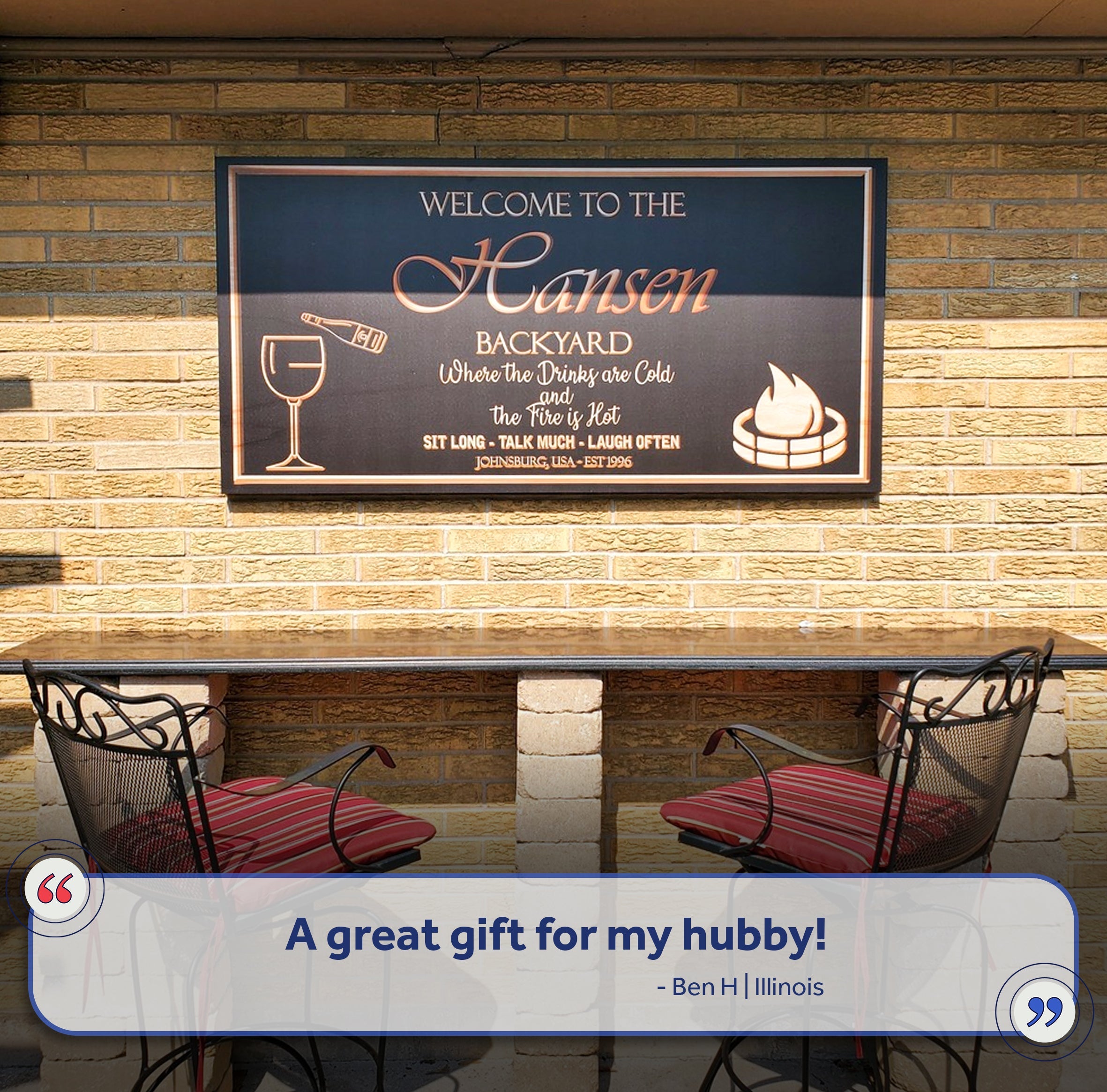 Backyard Sign on sale at MyriadMart