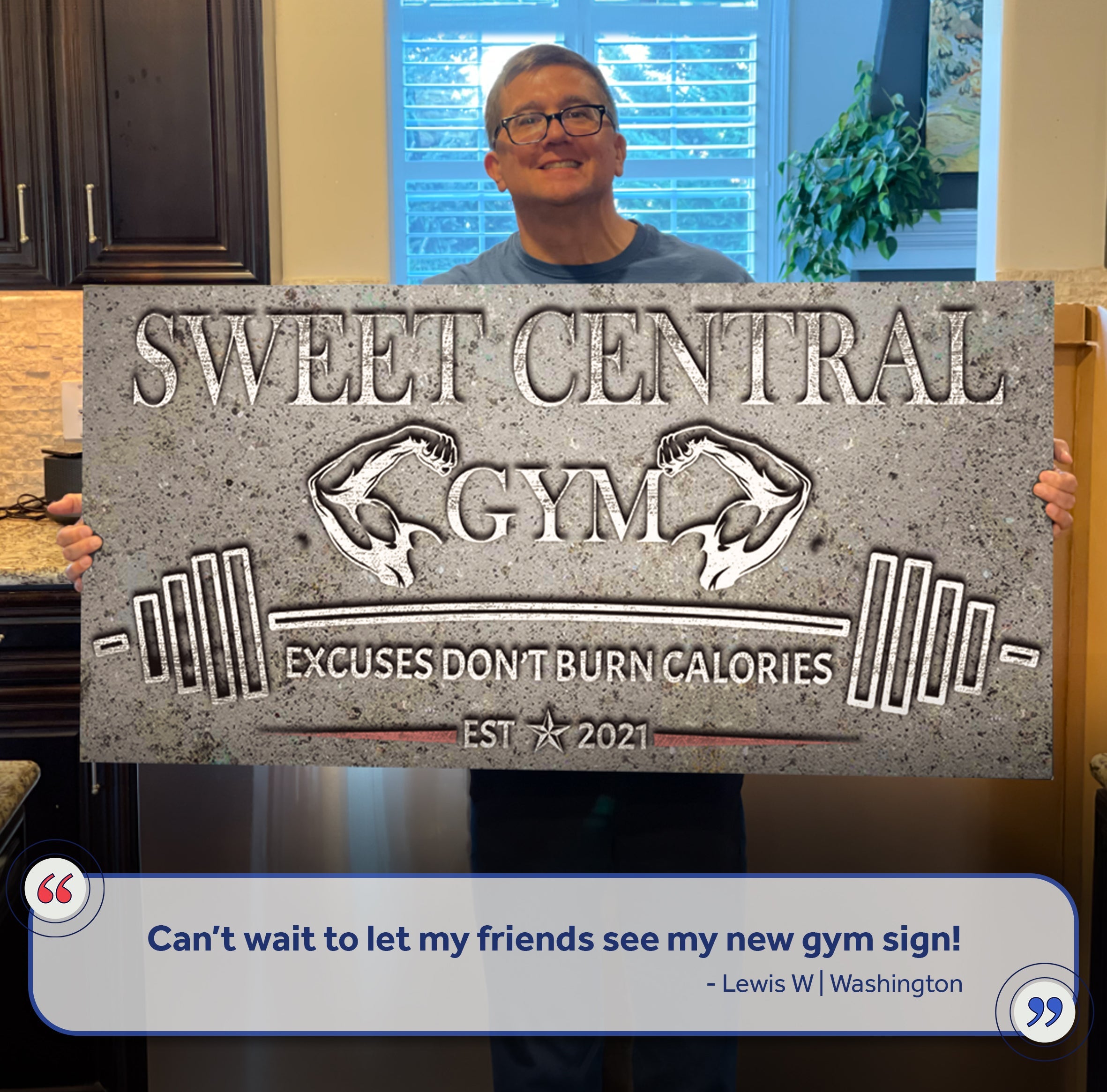 Gym Sign IX on sale at MyriadMart