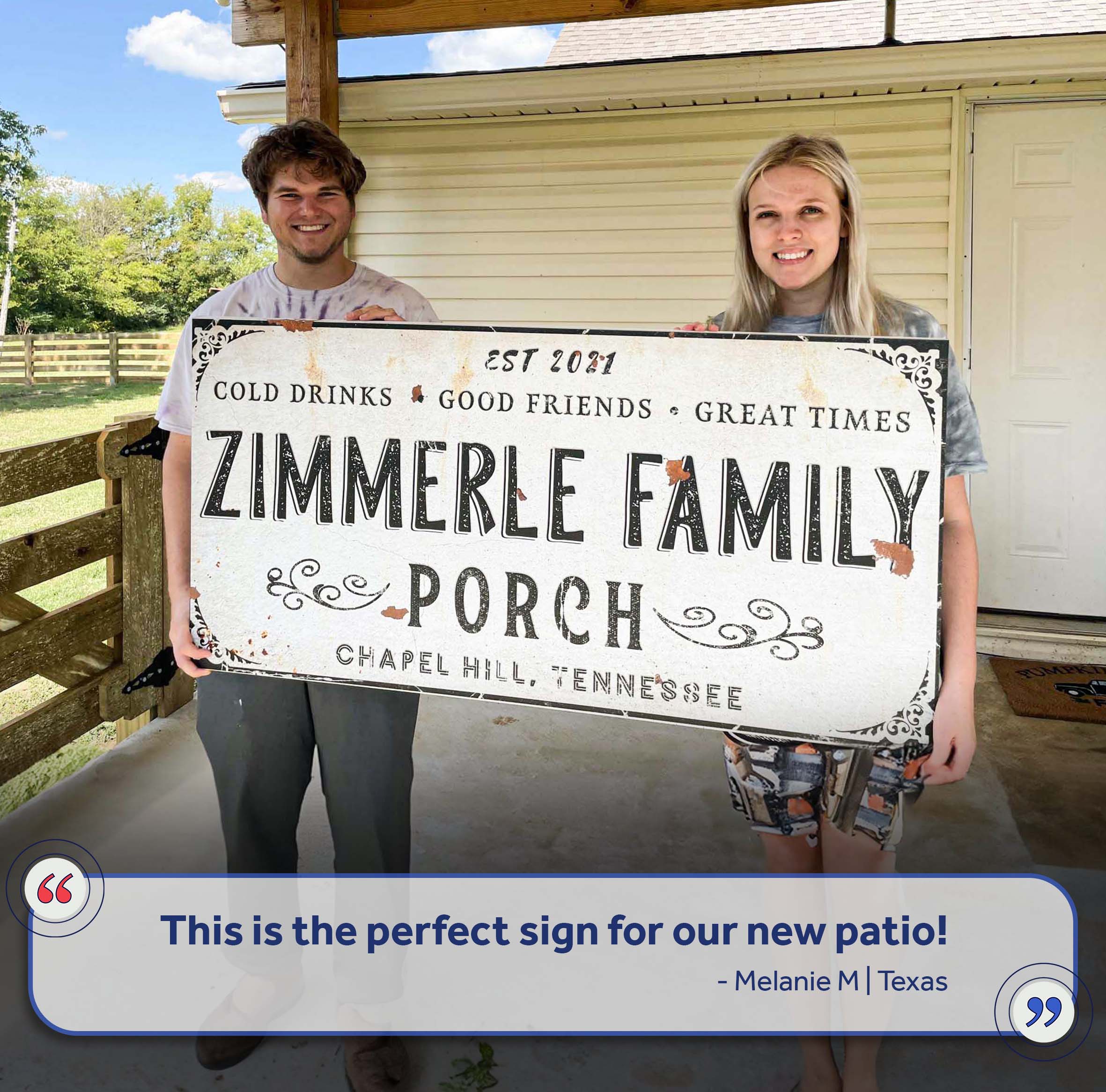 Family Patio Sign on sale at MyriadMart