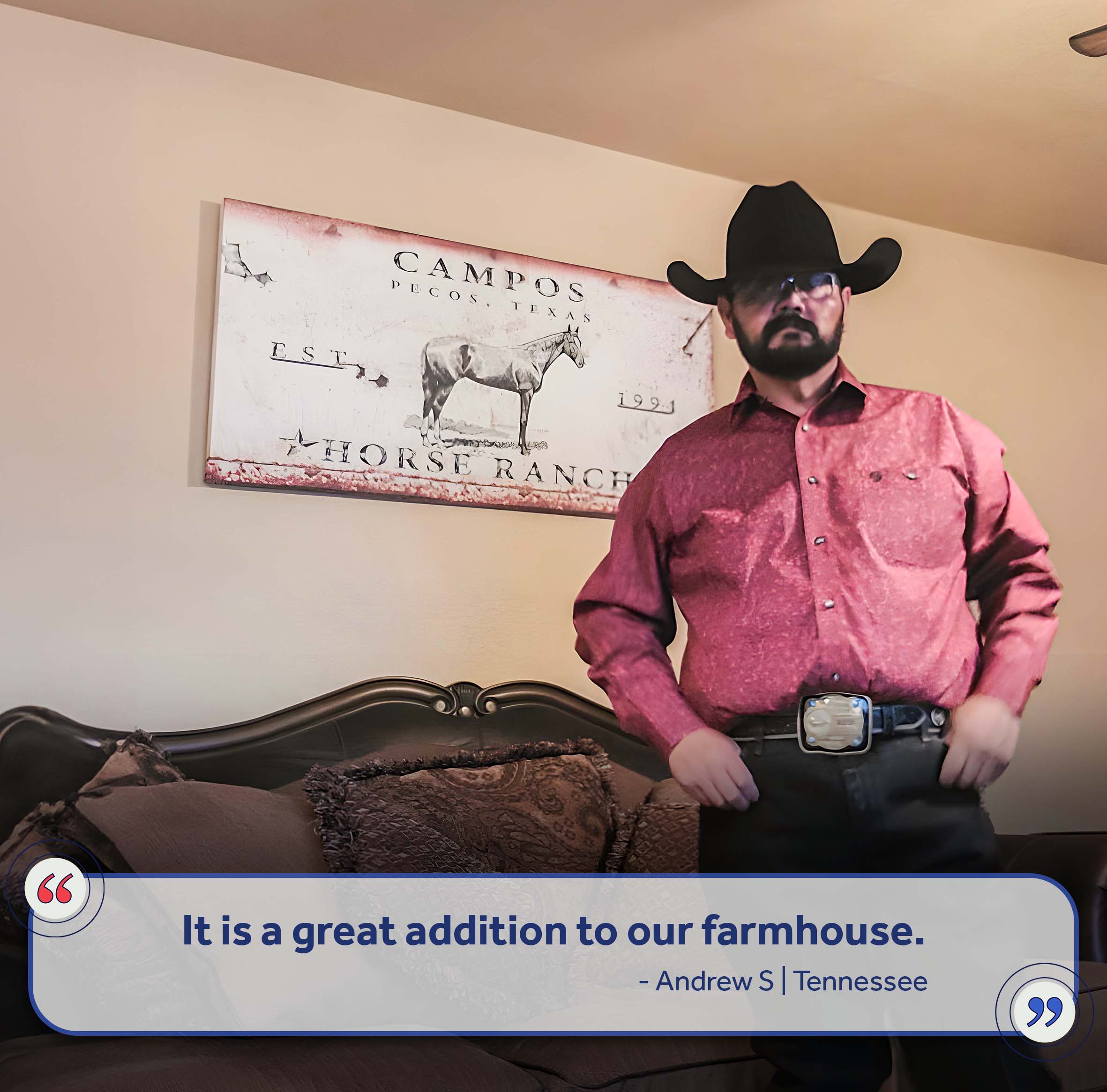 Rustic Horse Ranch Sign on sale at MyriadMart