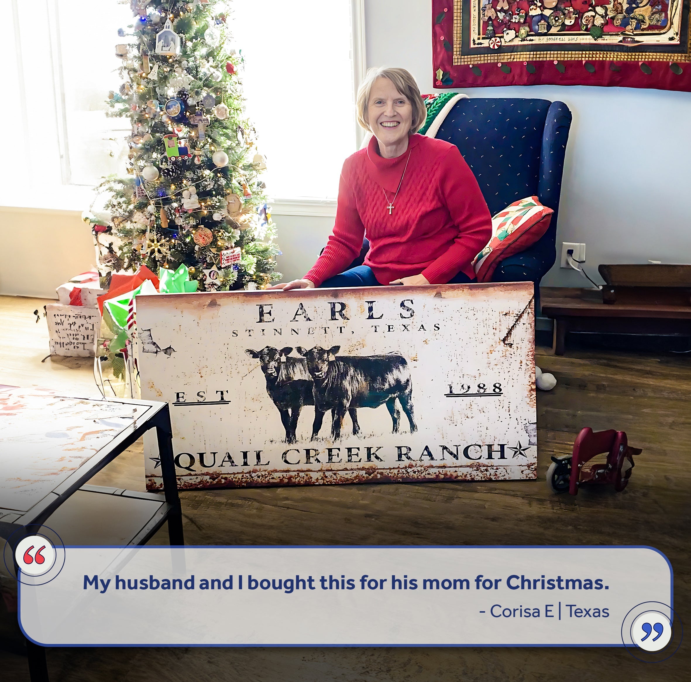 Angus Ranch Sign II on sale at MyriadMart