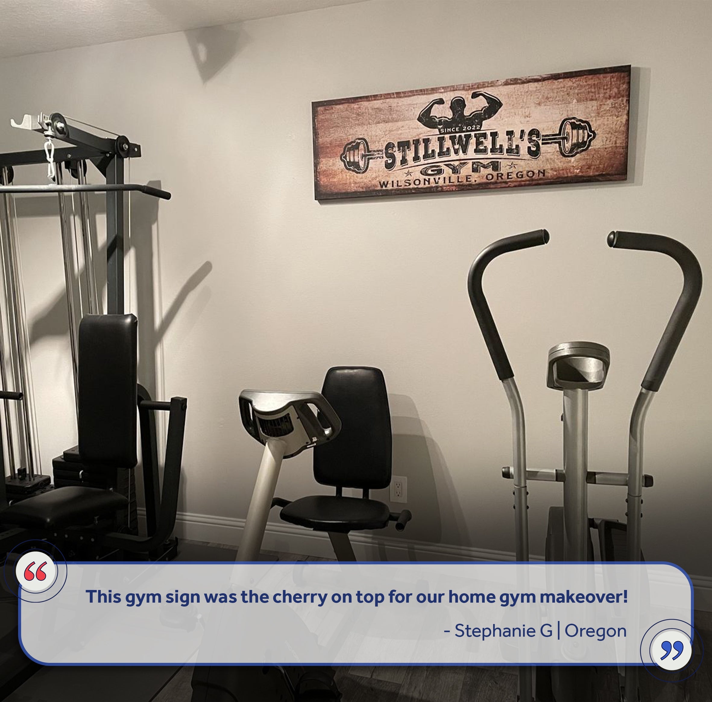 Gym Sign III on sale at MyriadMart