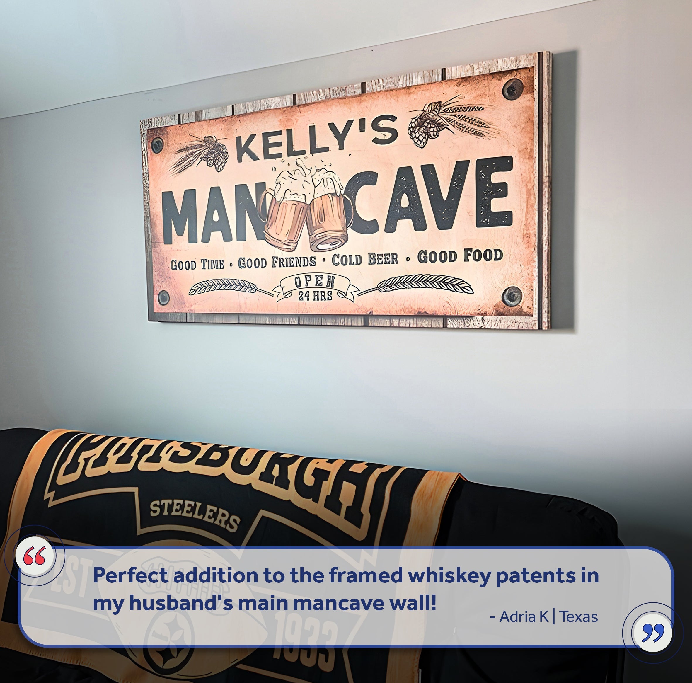 Man Cave Sign IV on sale at MyriadMart