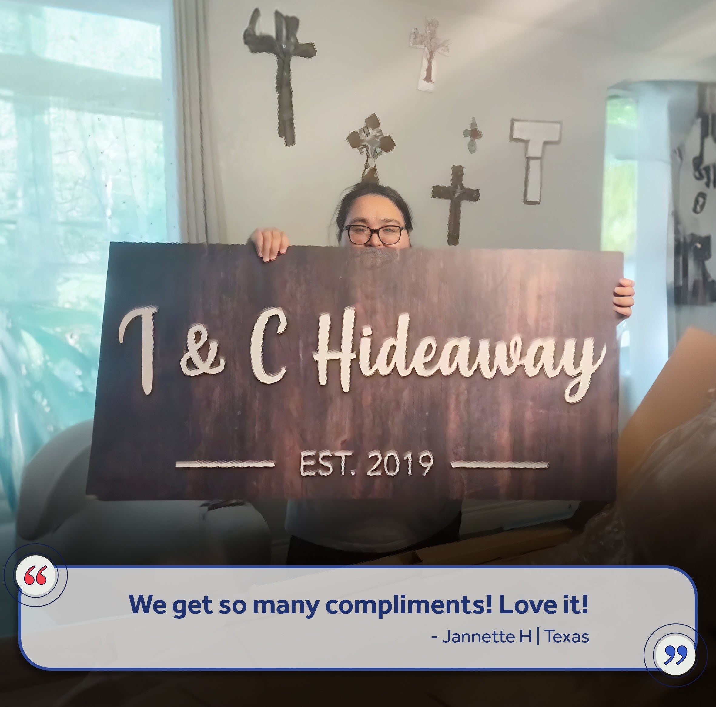 Family Name Sign IV on sale at MyriadMart