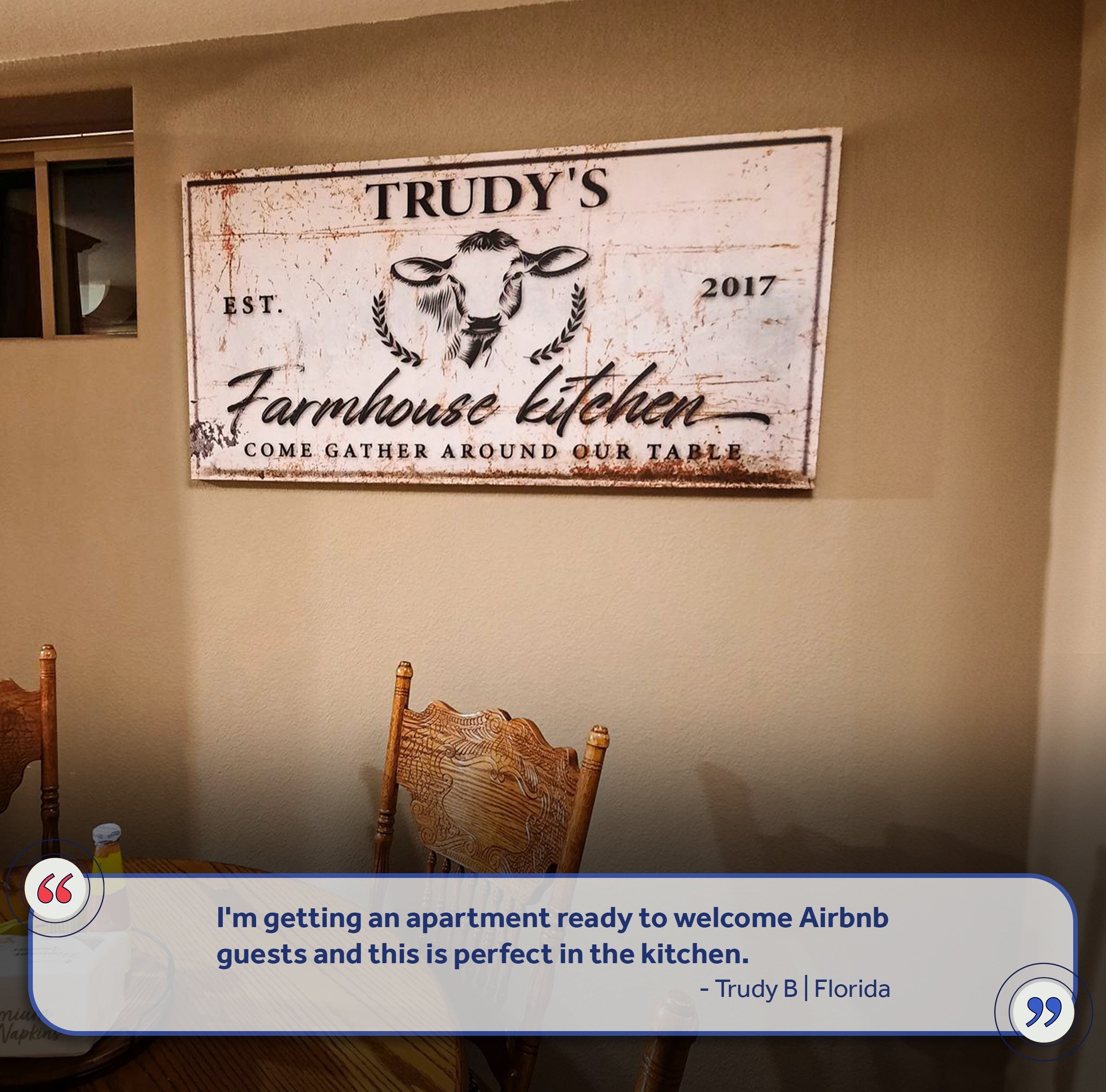 Farmhouse Kitchen Sign on sale at MyriadMart