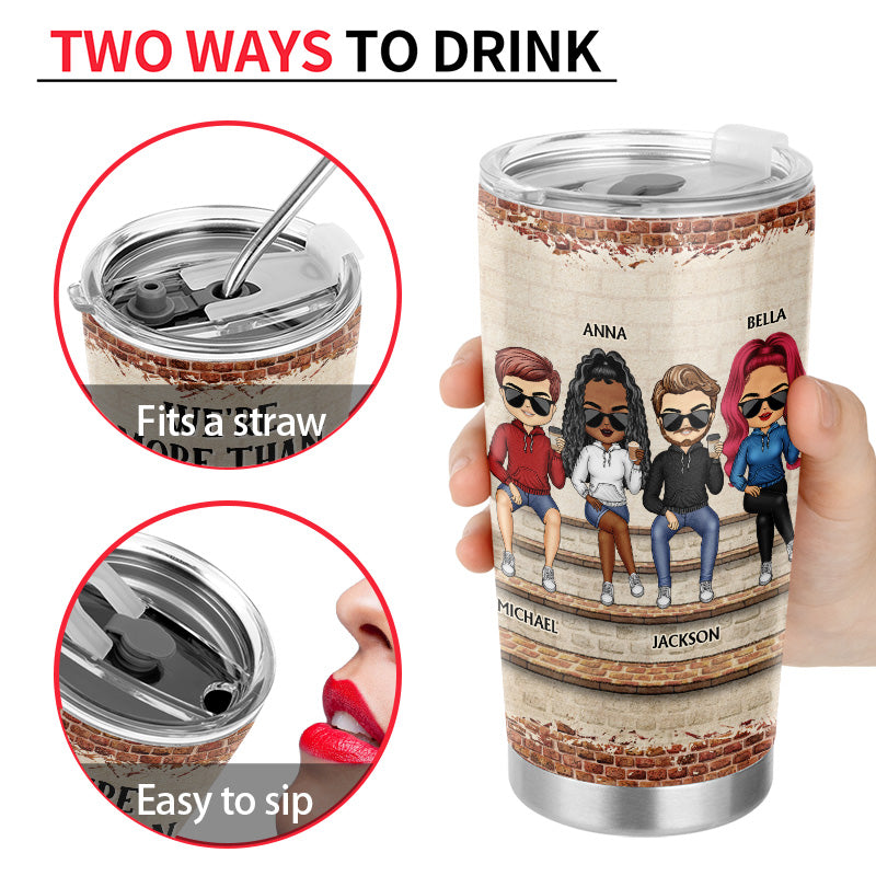 We're Not Sugar And Spice And Everything Nice We're Sage And Hood Best Friends - Bestie BFF Gift - Personalized Custom Tumbler - MyriadMart