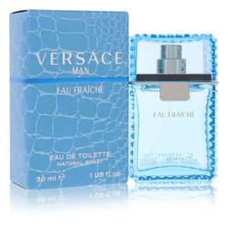 Versace Man Eau Fraiche Eau De Toilette Spray (Blue) By Versace - MyriadMart