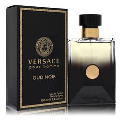 Versace Pour Homme Oud Noir Eau De Parfum Spray By Versace - MyriadMart
