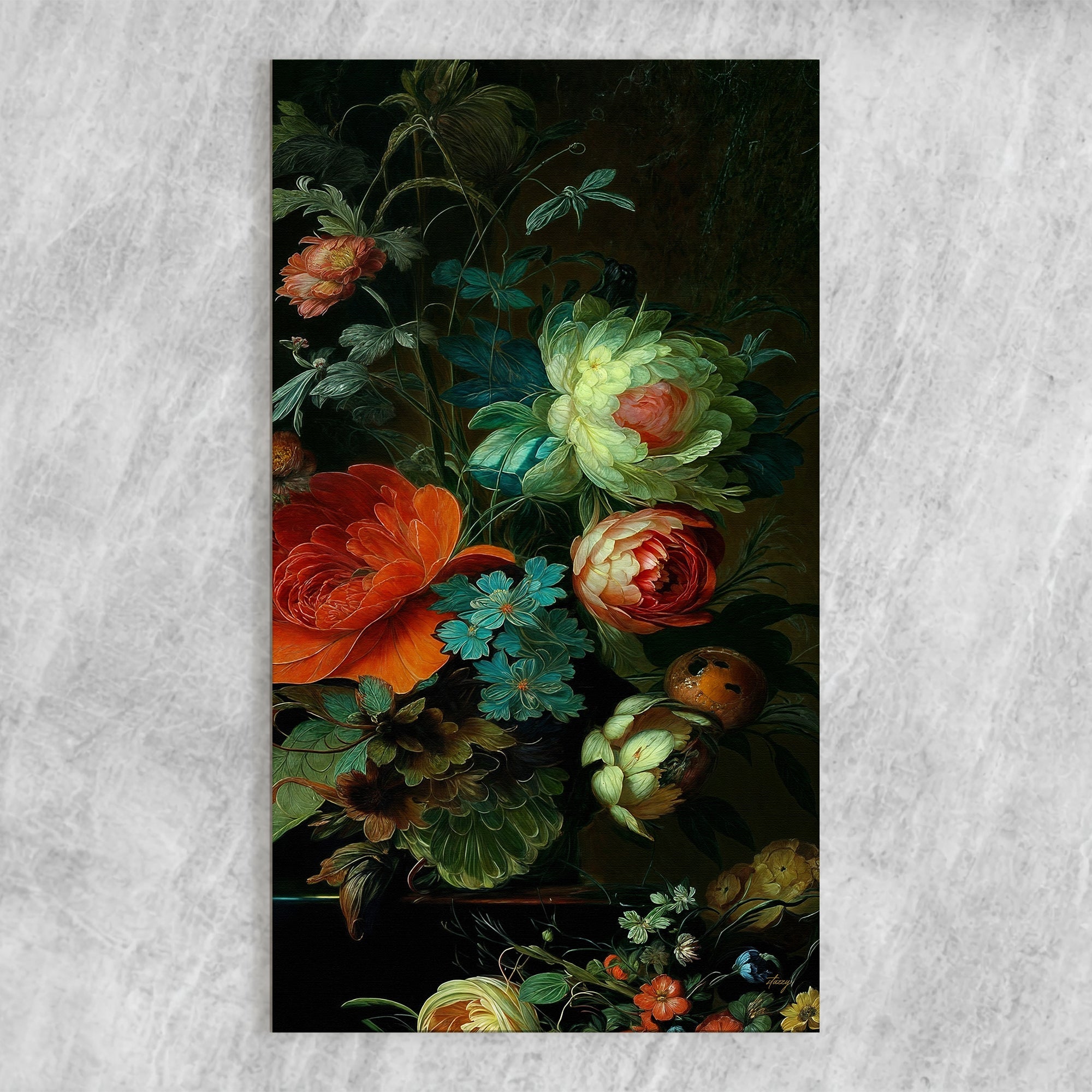 Canvas Print: "Verdant Elegance" on sale at MyriadMart