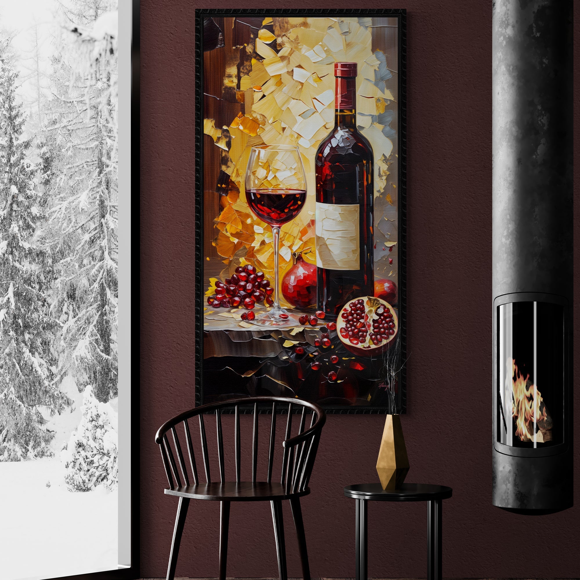 Canvas Print: "Vinous Harvest" on sale at MyriadMart