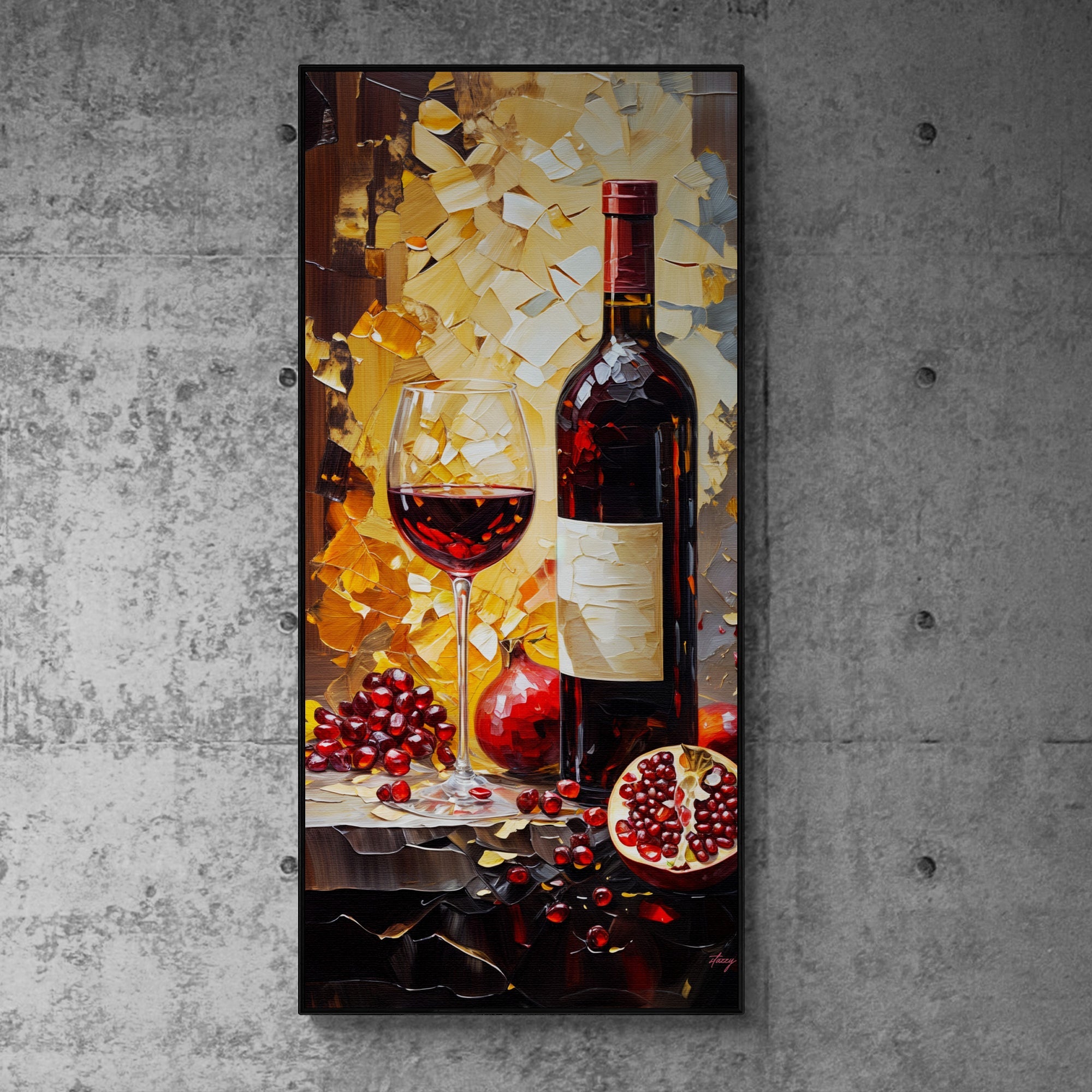 Canvas Print: "Vinous Harvest" on sale at MyriadMart