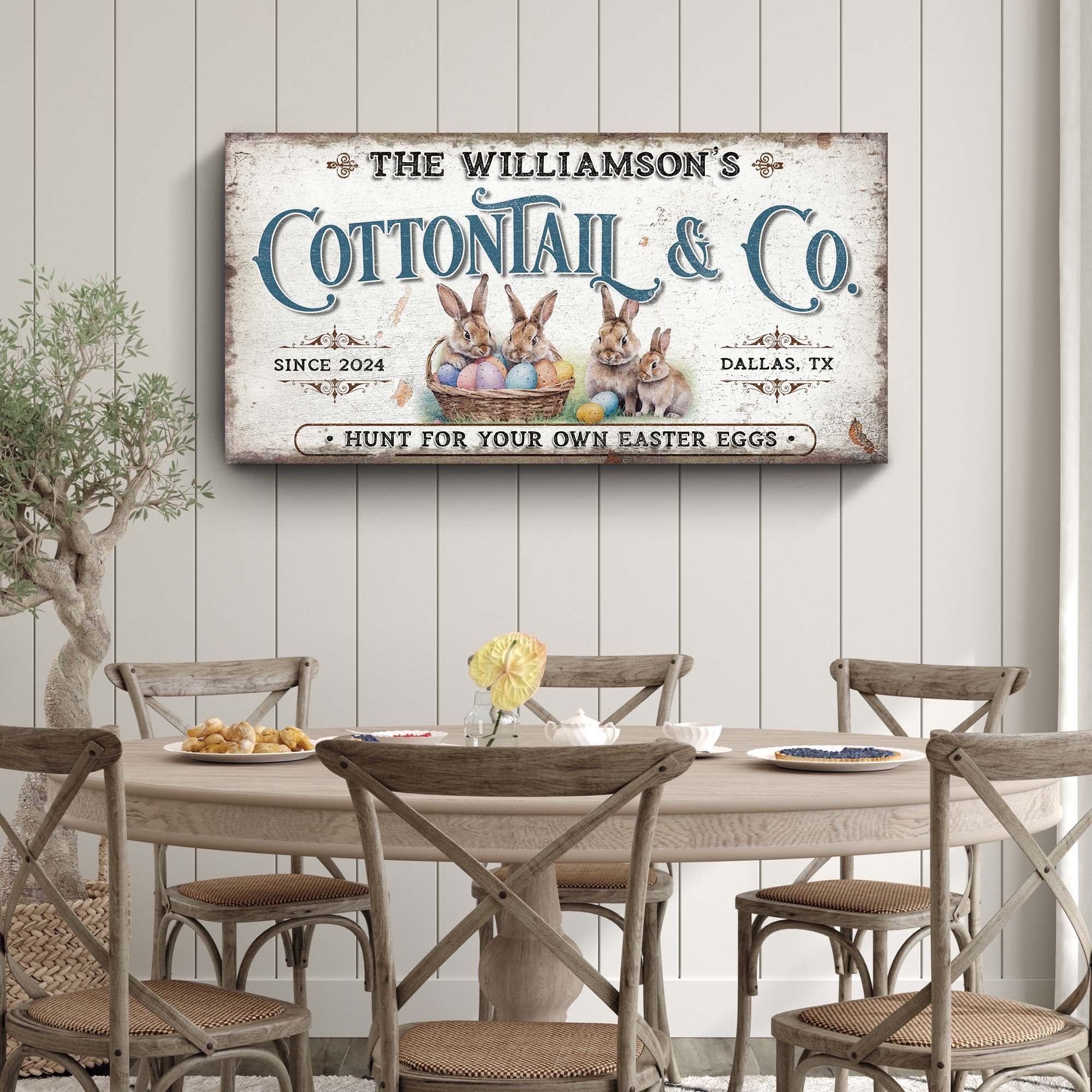 Vintage Easter Sign II on sale at MyriadMart