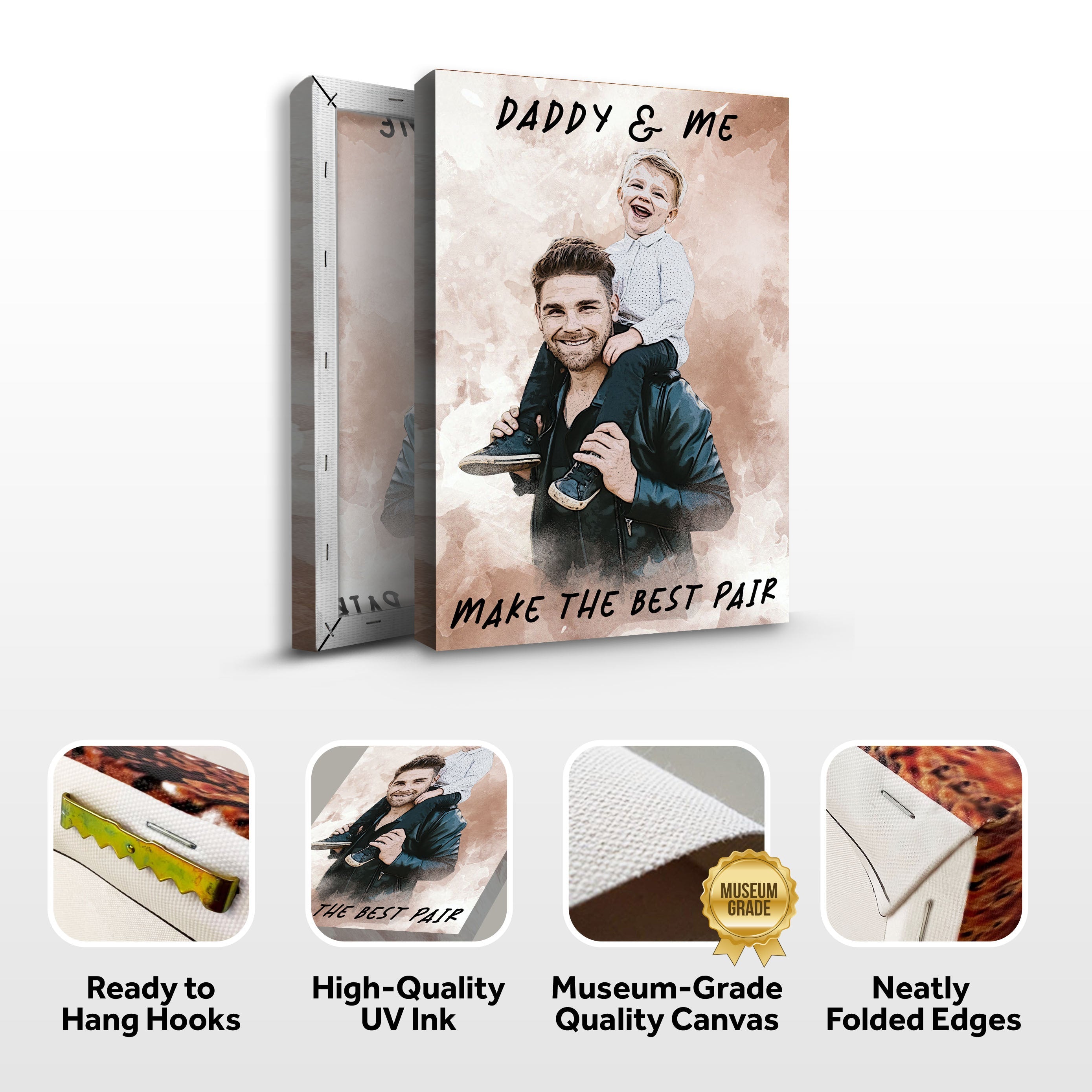 Daddy & Me Make the Best Pair Sign on sale at MyriadMart