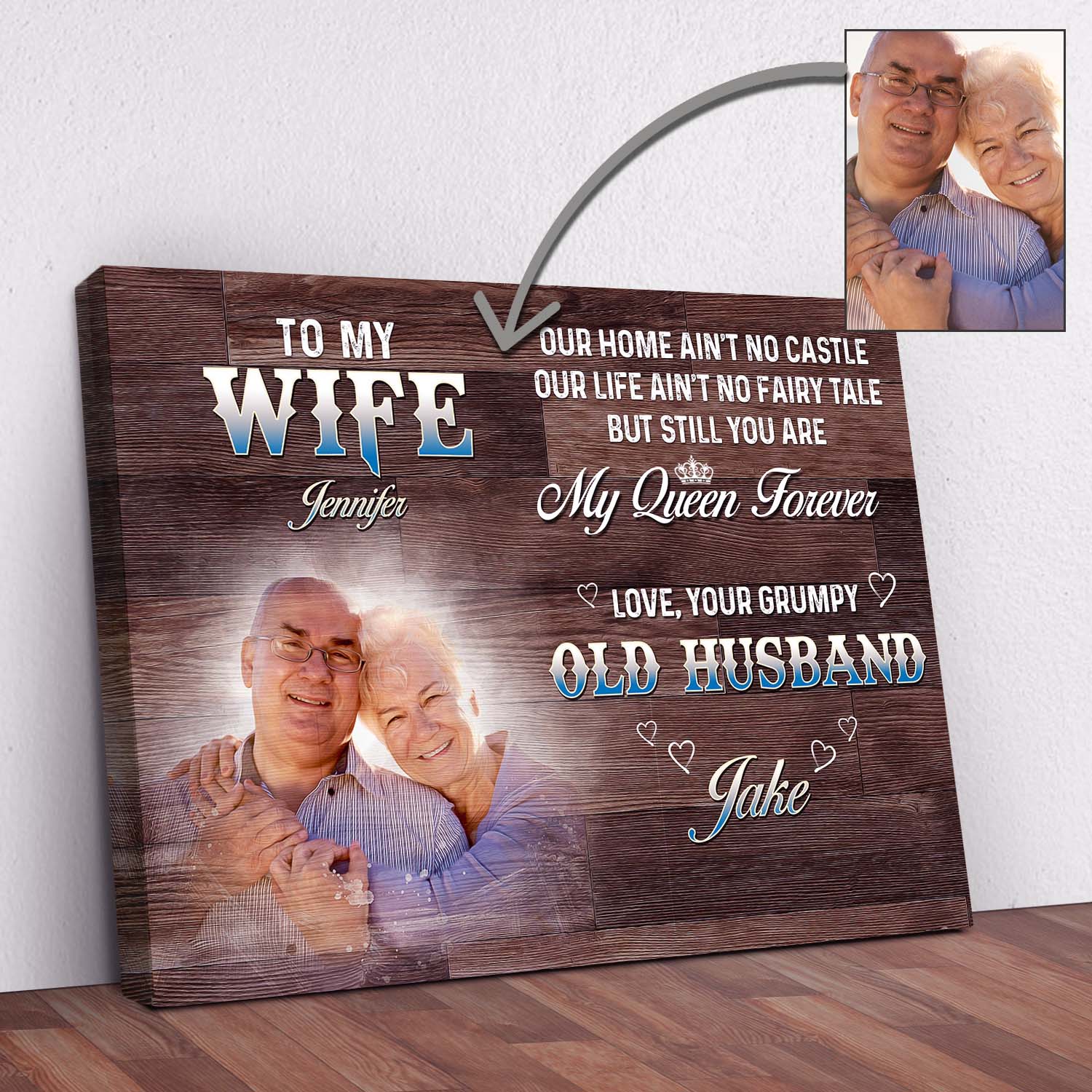 To My Wife Sign IV on sale at MyriadMart