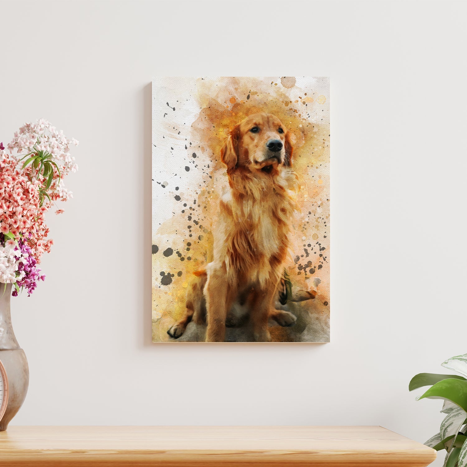 Pet Watercolor Portrait Custom Wall Art on sale at MyriadMart