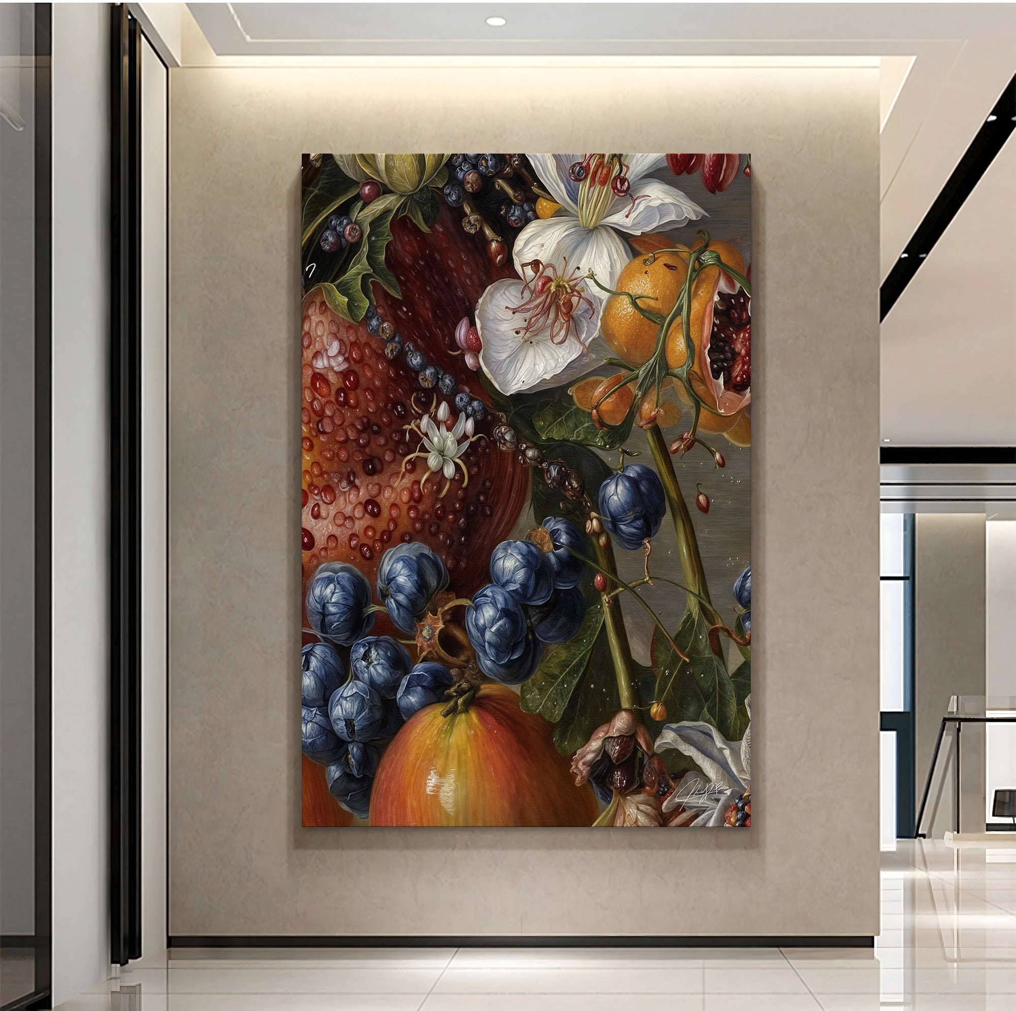 Canvas Print: "Baroque Bounty" on sale at MyriadMart