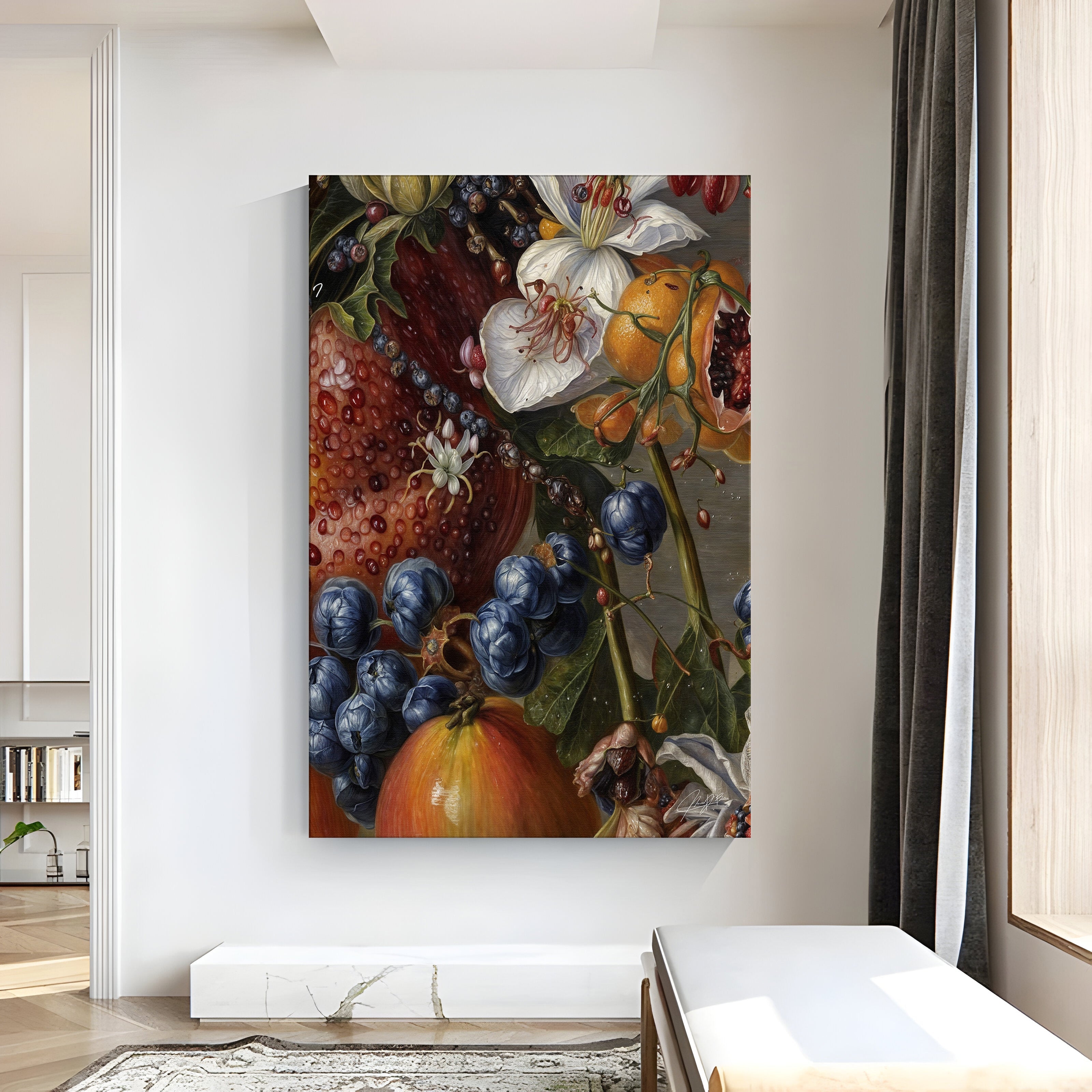Canvas Print: "Baroque Bounty" on sale at MyriadMart