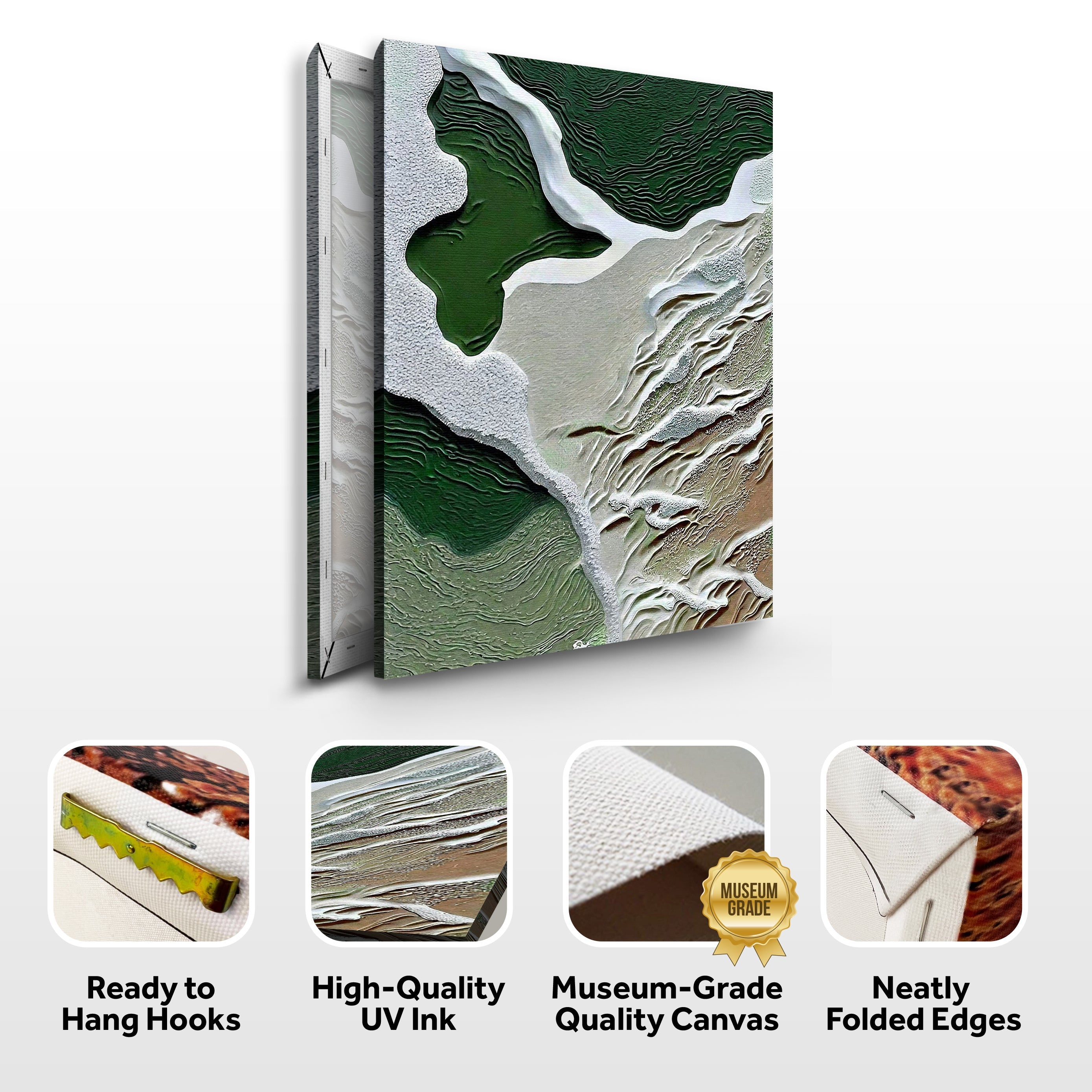 Canvas Print: "Verdant Cliffs III" on sale at MyriadMart