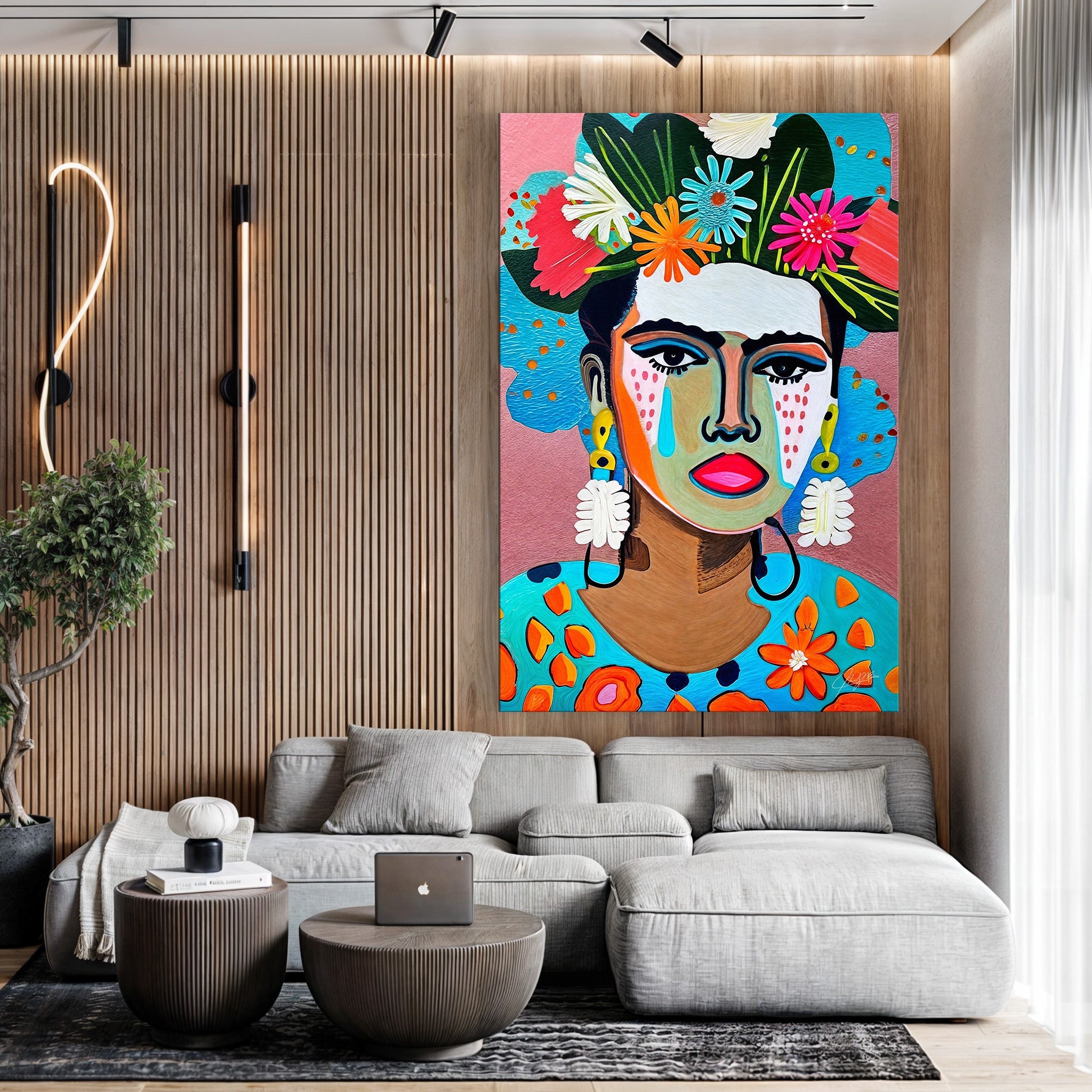 Canvas Print: "Floral Muse II" on sale at MyriadMart