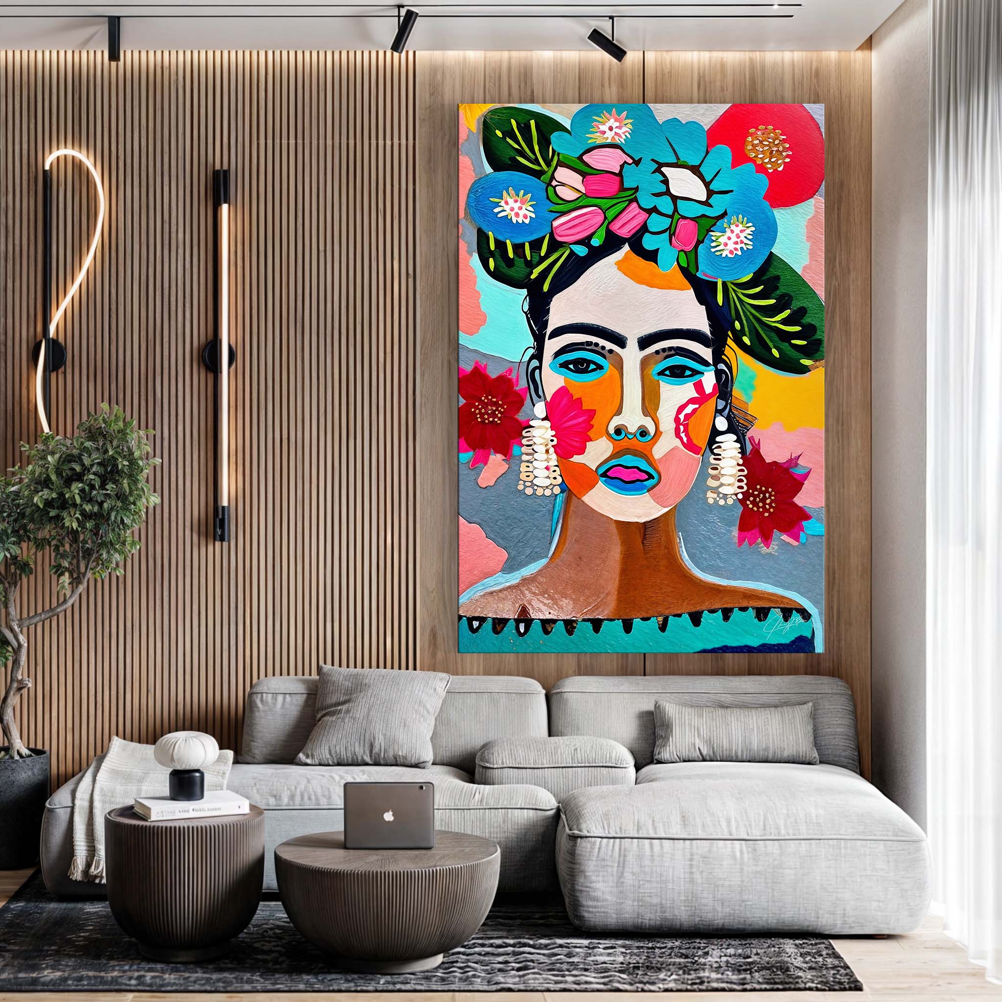 Canvas Print: "Floral Muse III" on sale at MyriadMart