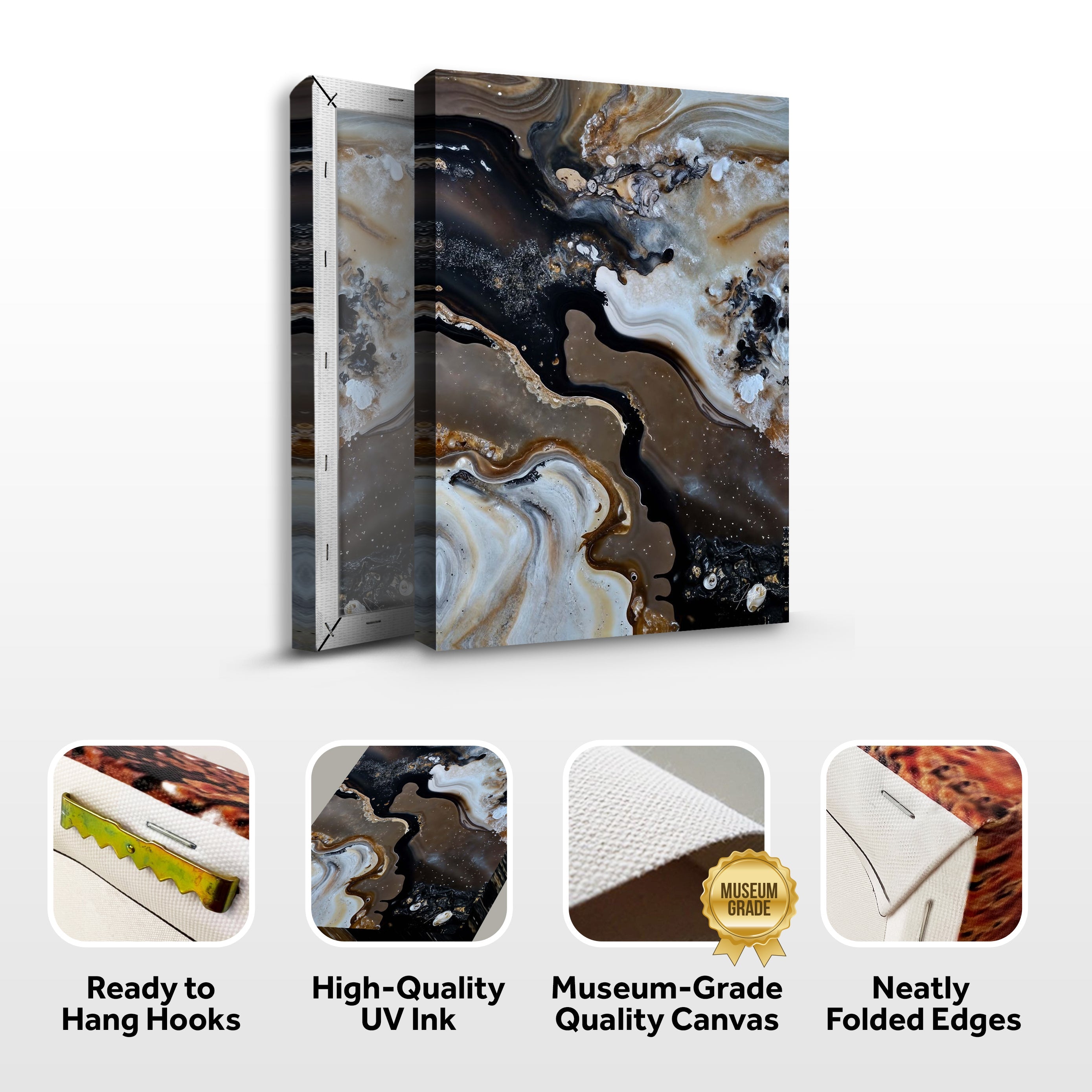 Canvas Print: "Geode Whispers II" on sale at MyriadMart