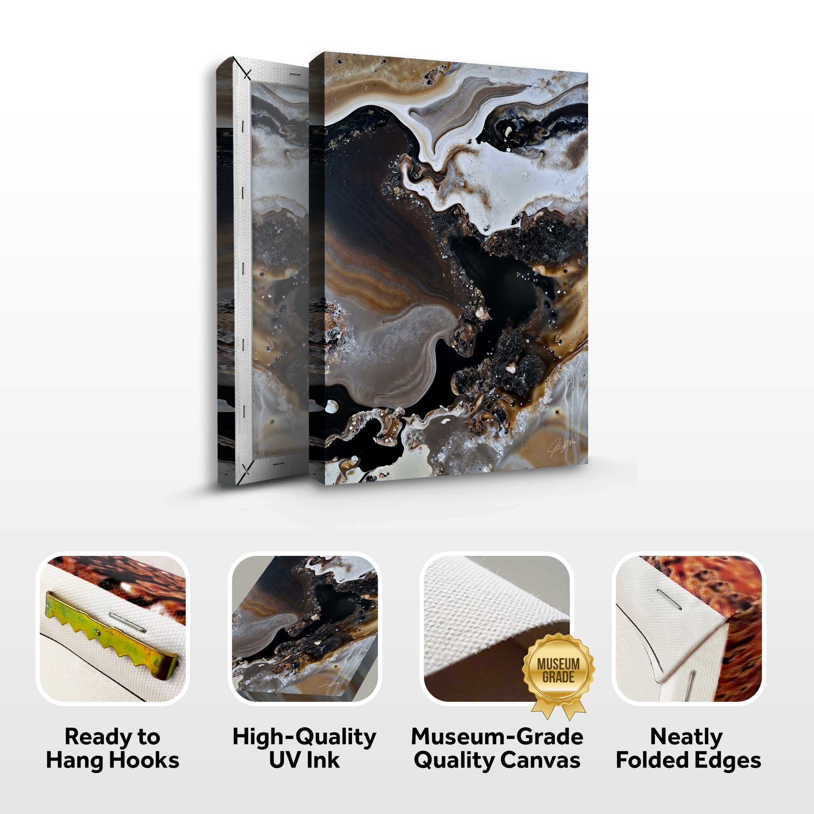 Canvas Print: "Geode Whispers III" on sale at MyriadMart