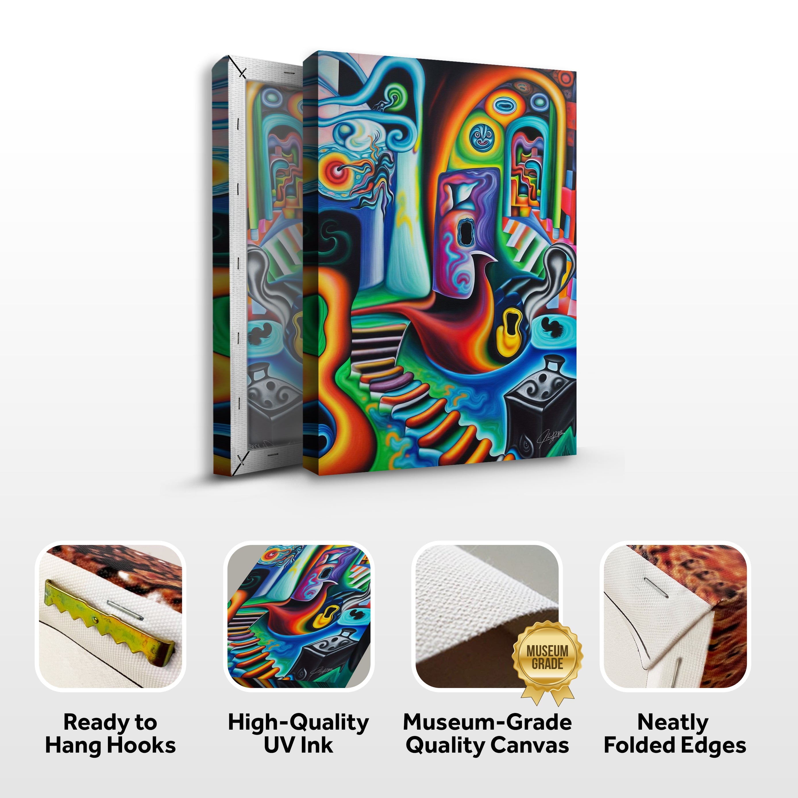 Canvas Print: "Surreal Steps" on sale at MyriadMart