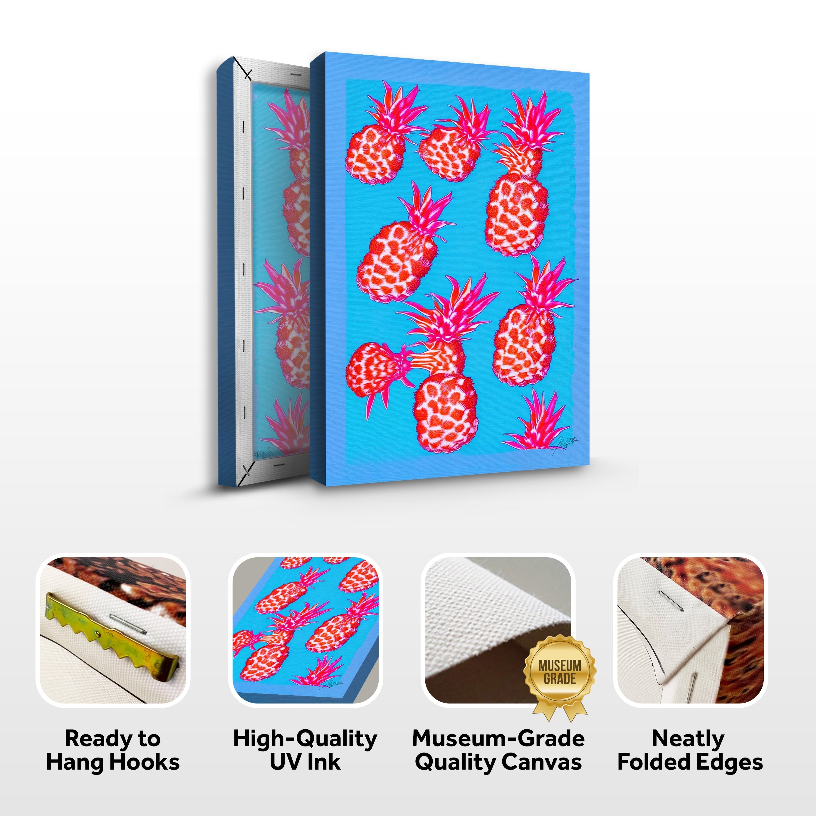 Canvas Print: "Fever Piña" on sale at MyriadMart