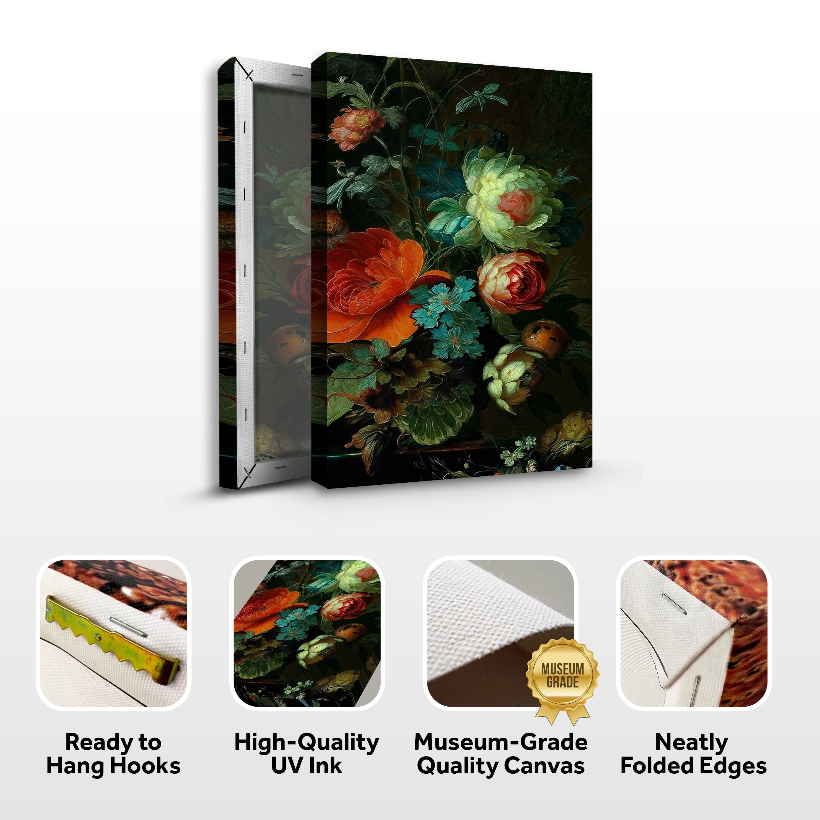 Canvas Print: "Verdant Elegance" on sale at MyriadMart