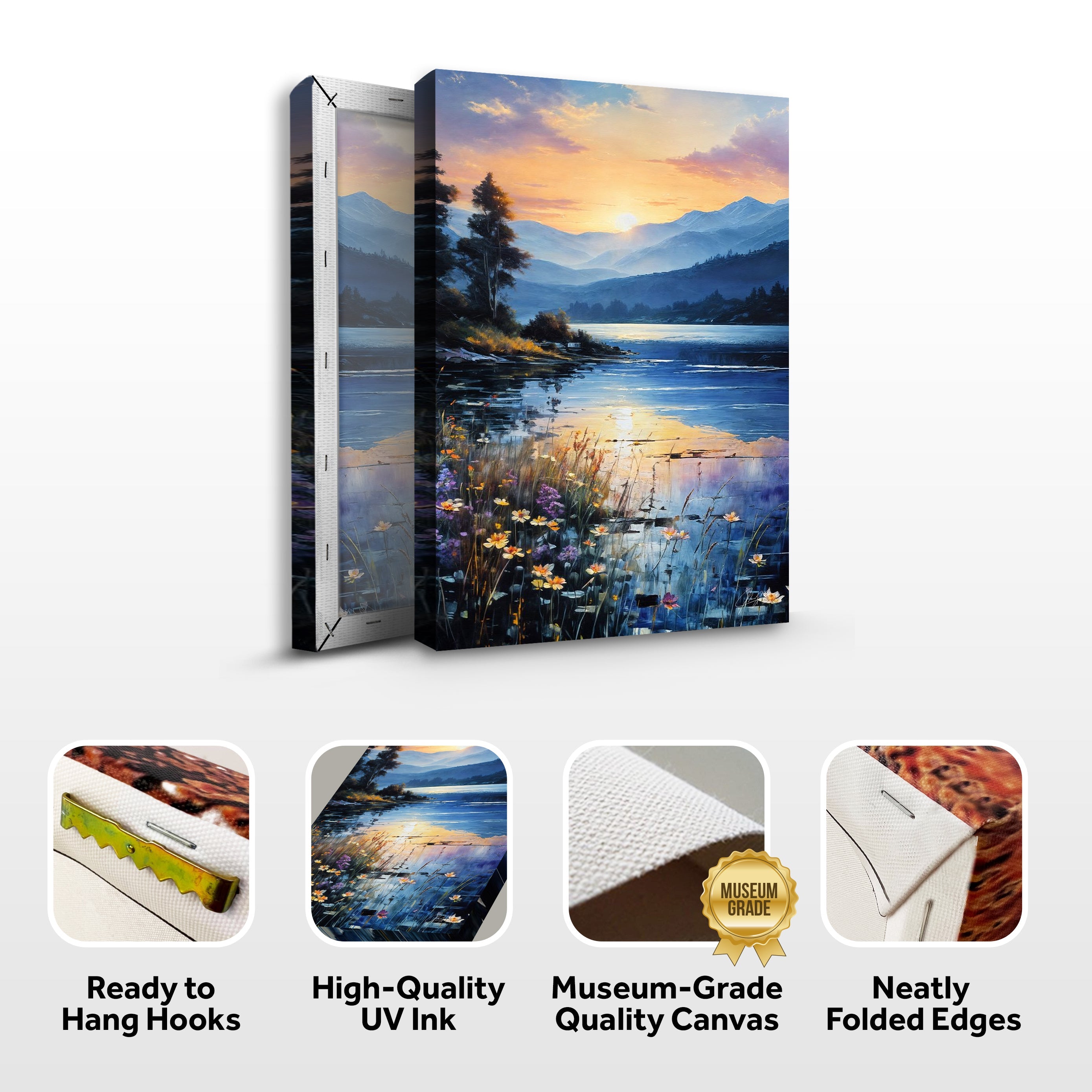 Canvas Print: "Sunset Journey" on sale at MyriadMart