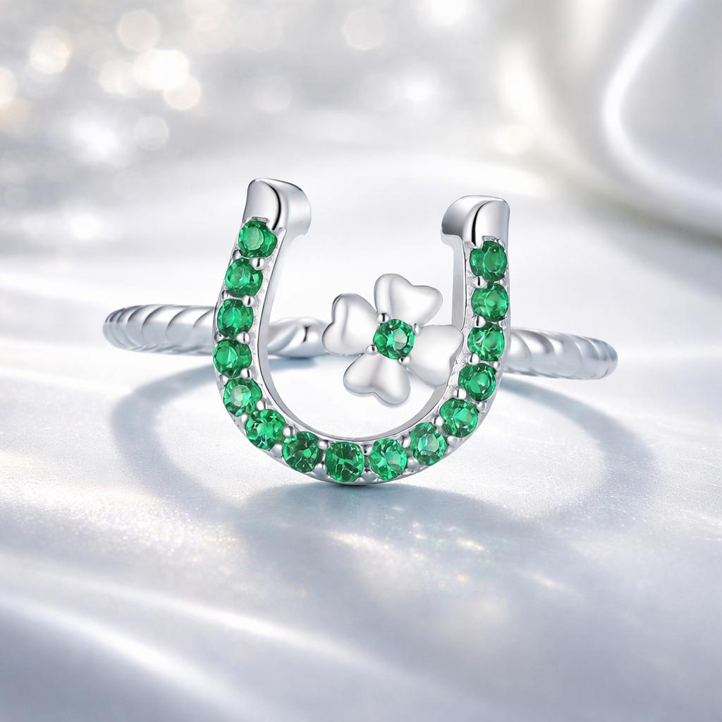 925 Sterling Silver Plated Platinum CZ Ring for Women on sale at MyriadMart