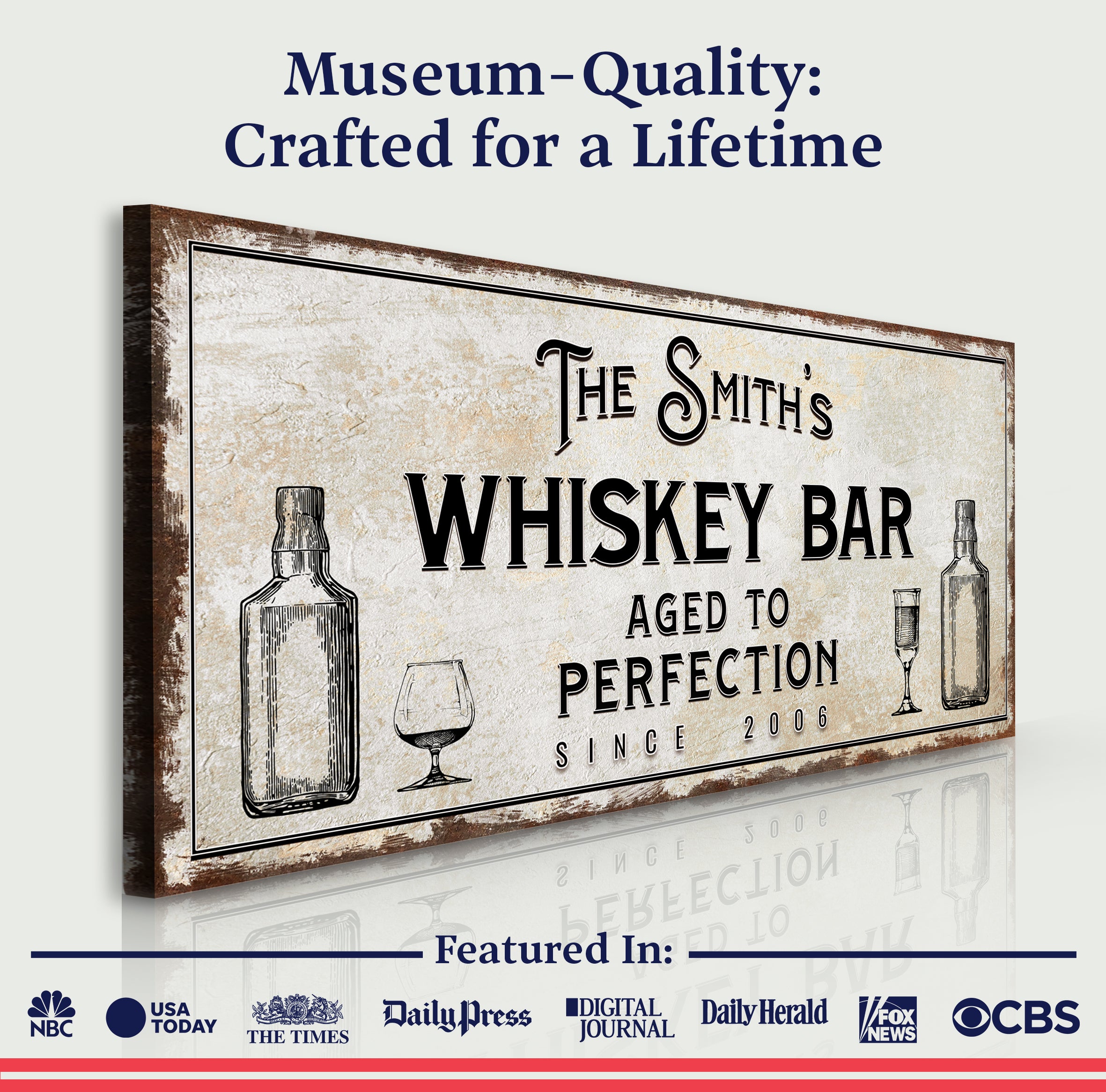 Whiskey Bar Sign on sale at MyriadMart