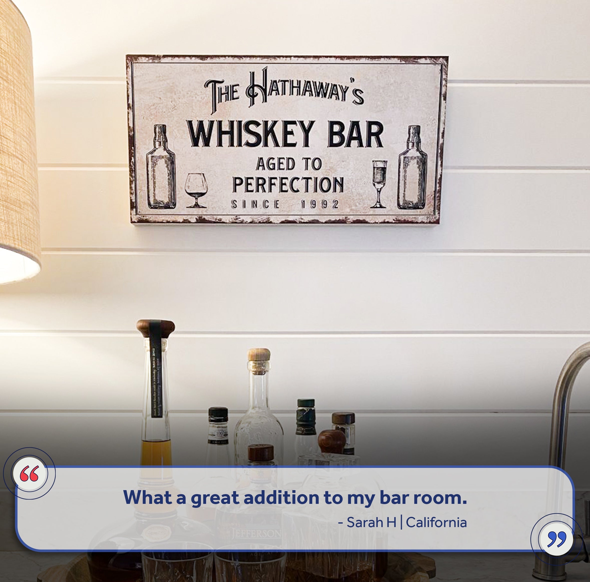 Whiskey Bar Sign III on sale at MyriadMart