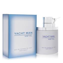 Yacht Man Metal Eau De Toilette Spray By Myrurgia - MyriadMart