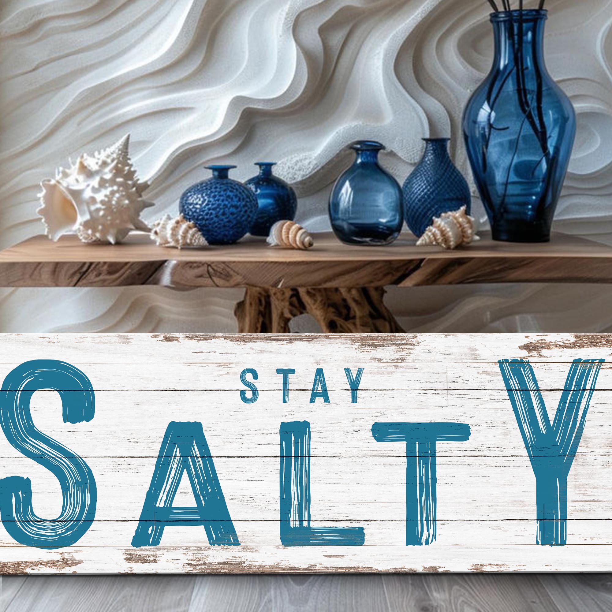 Stay Salty Coastal Sign V on sale at MyriadMart