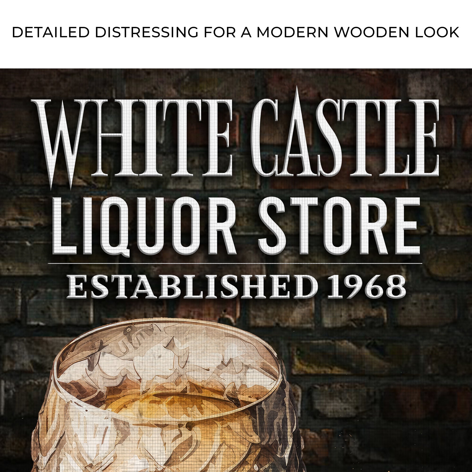 Liquor Store Sign III | Customizable Canvas on sale at MyriadMart