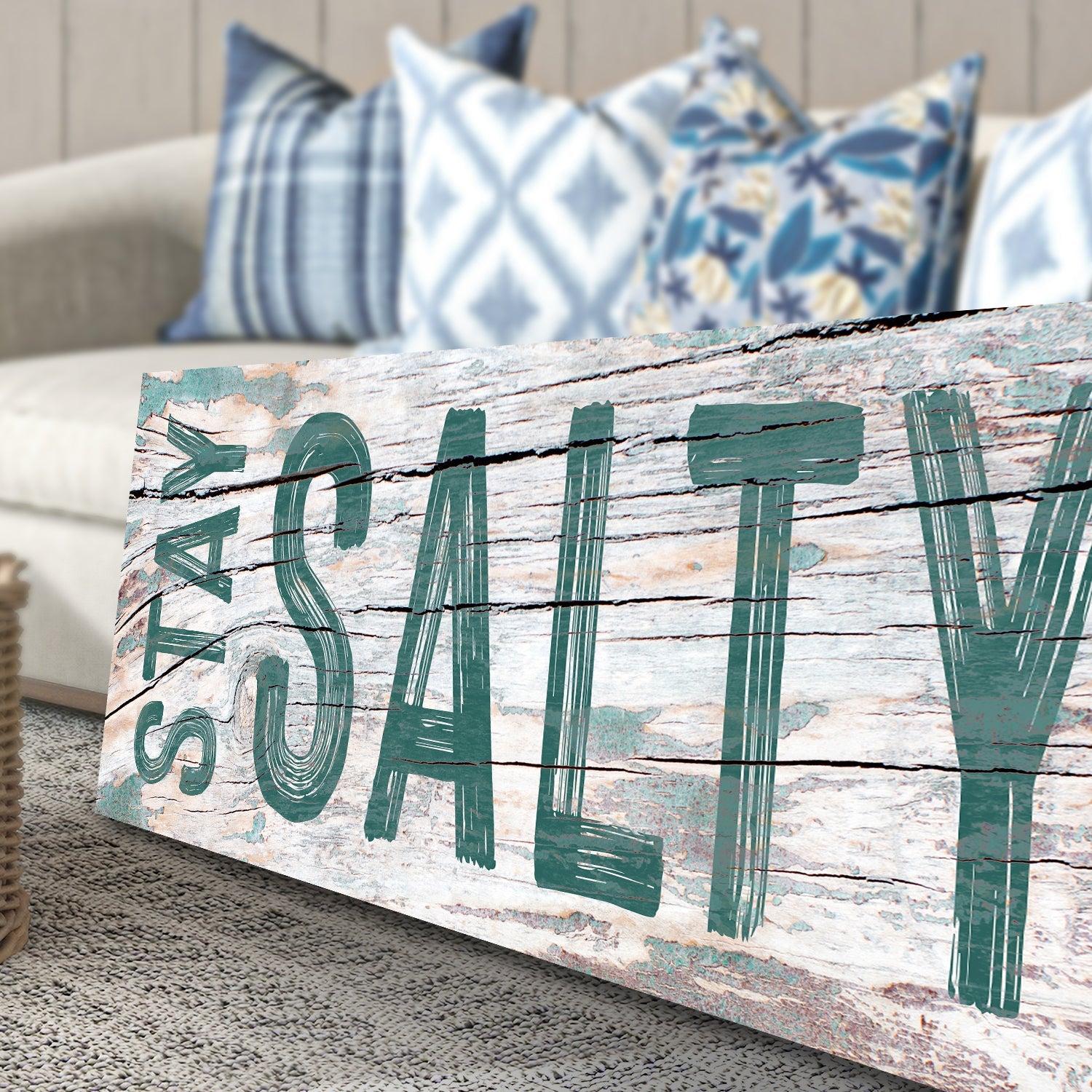 Stay Salty Coastal Sign VI on sale at MyriadMart