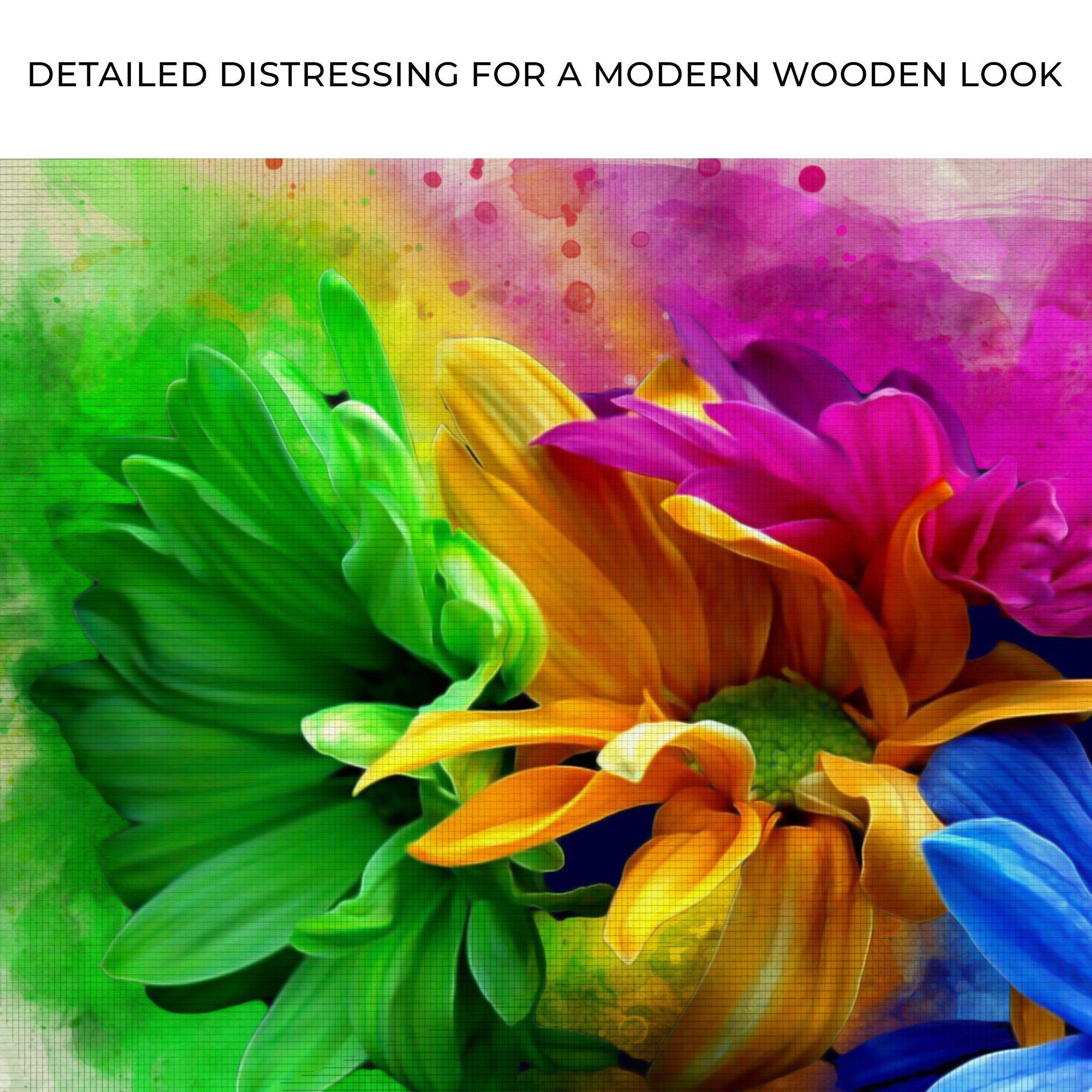 Watercolor Daisies Canvas Wall Art on sale at MyriadMart