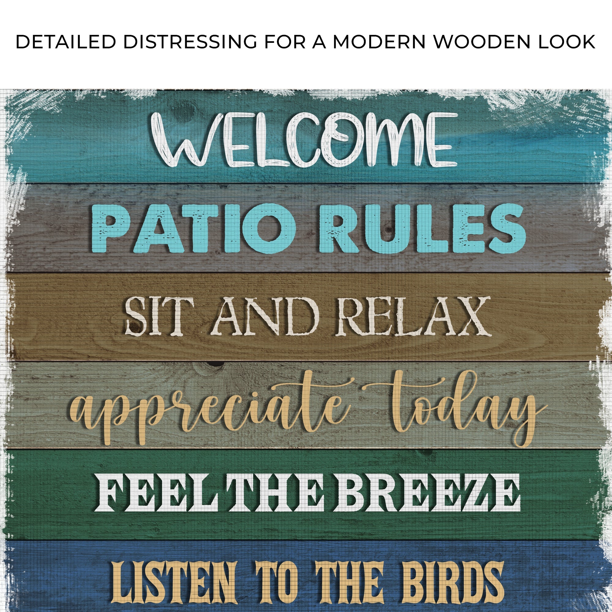 Patio Rules Sign on sale at MyriadMart
