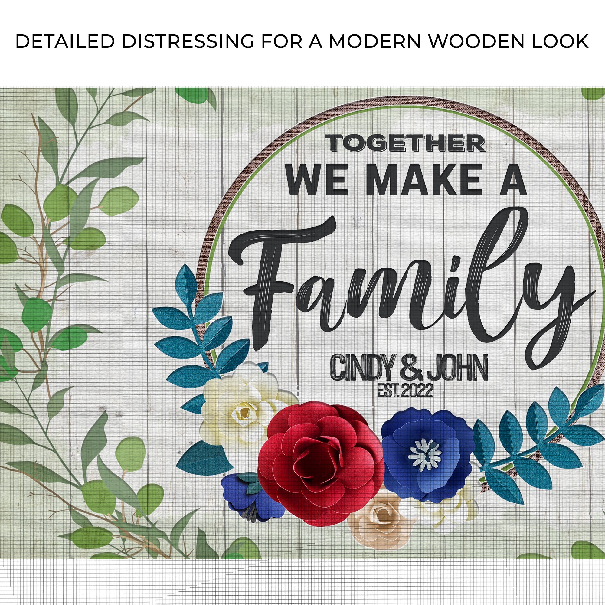 Together We Make A Family Sign on sale at MyriadMart