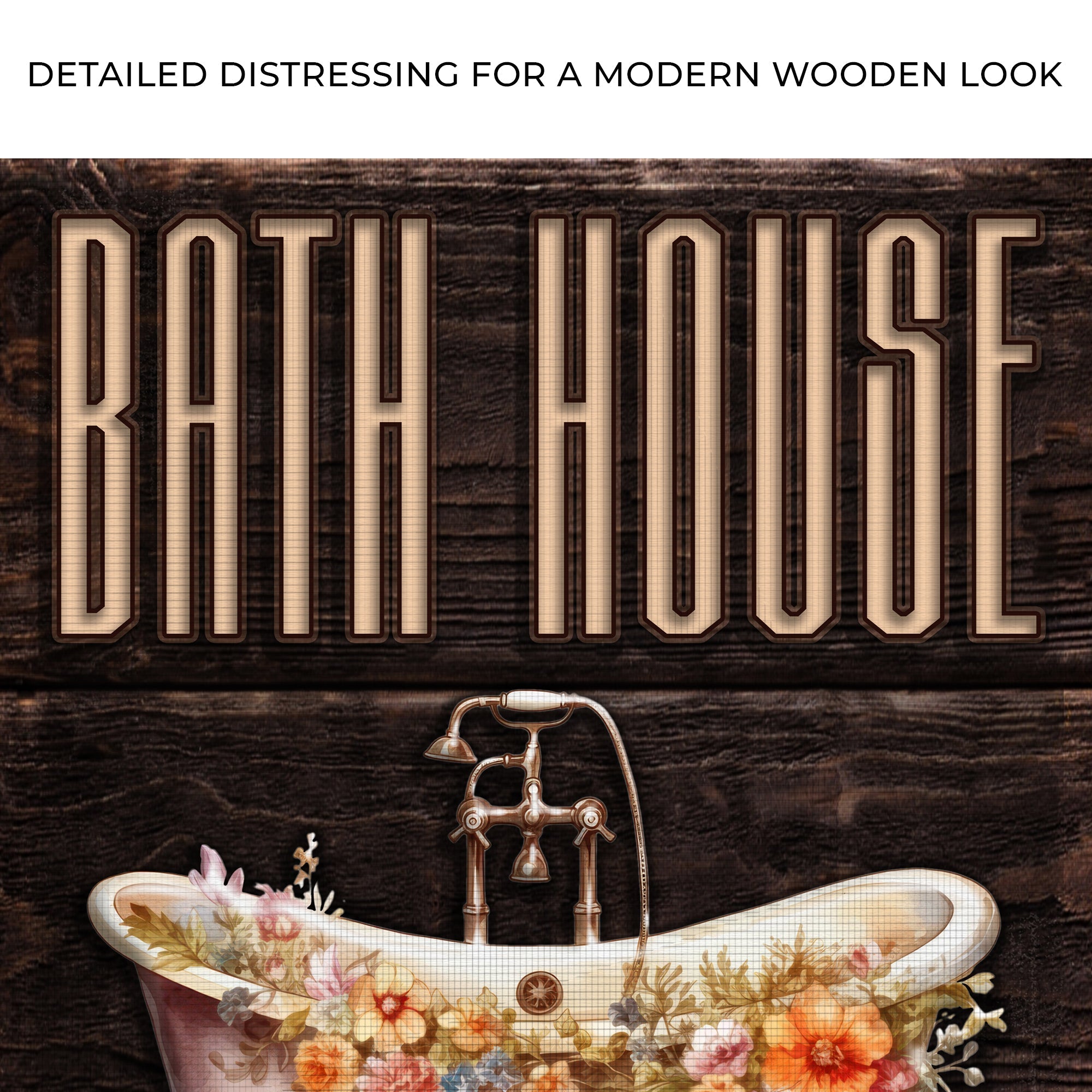 Rinse And Relax Bath House Sign on sale at MyriadMart