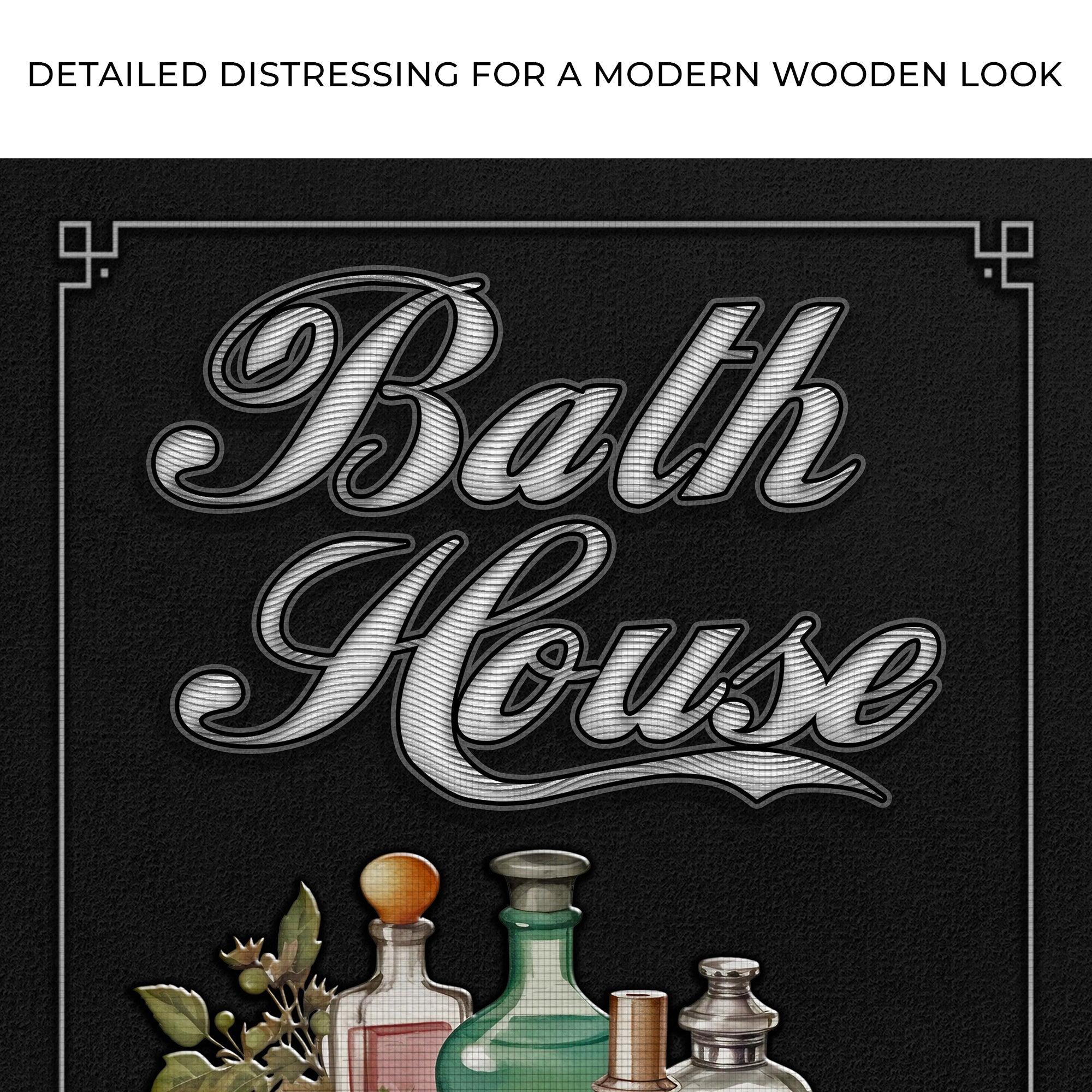 Relax Soak Escape Bath House Sign on sale at MyriadMart