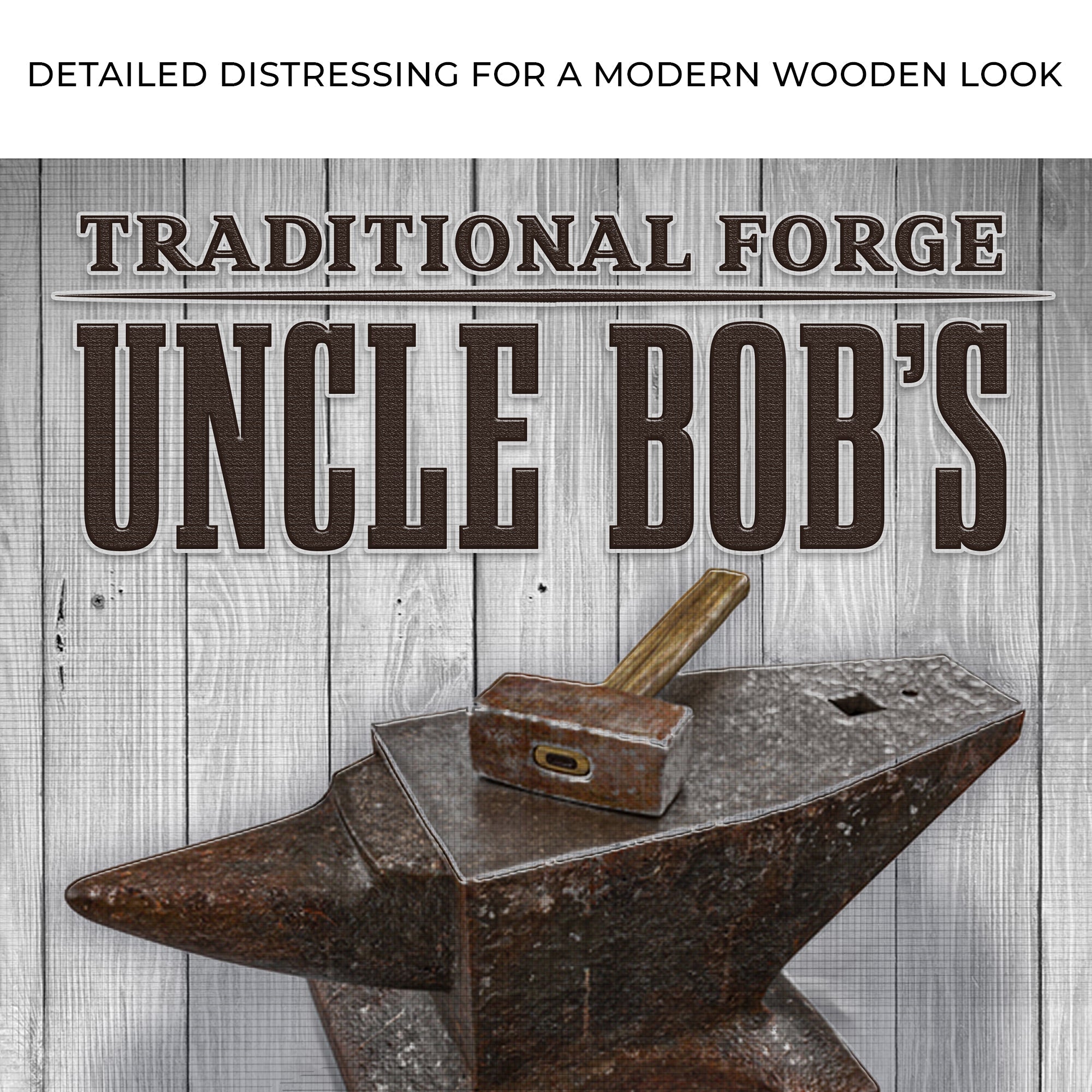 Traditional Forger Blacksmith Sign on sale at MyriadMart