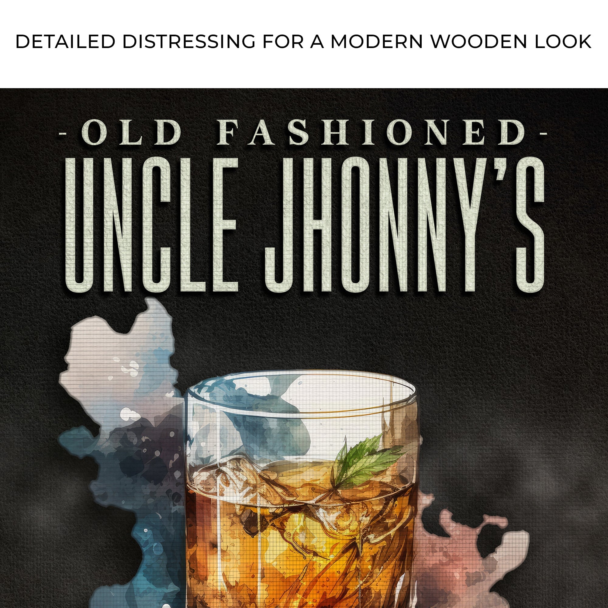 Old Fashioned Whiskey Bar Sign on sale at MyriadMart